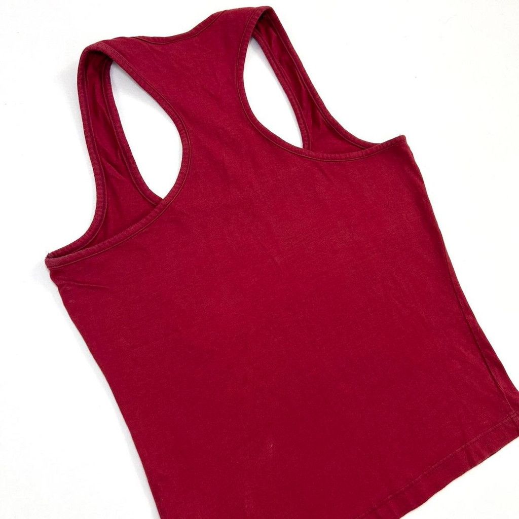 Just Cavalli y2k Cavalli red racerback tank top with horse print Size L / US 10 / IT 46 - 6 Thumbnail