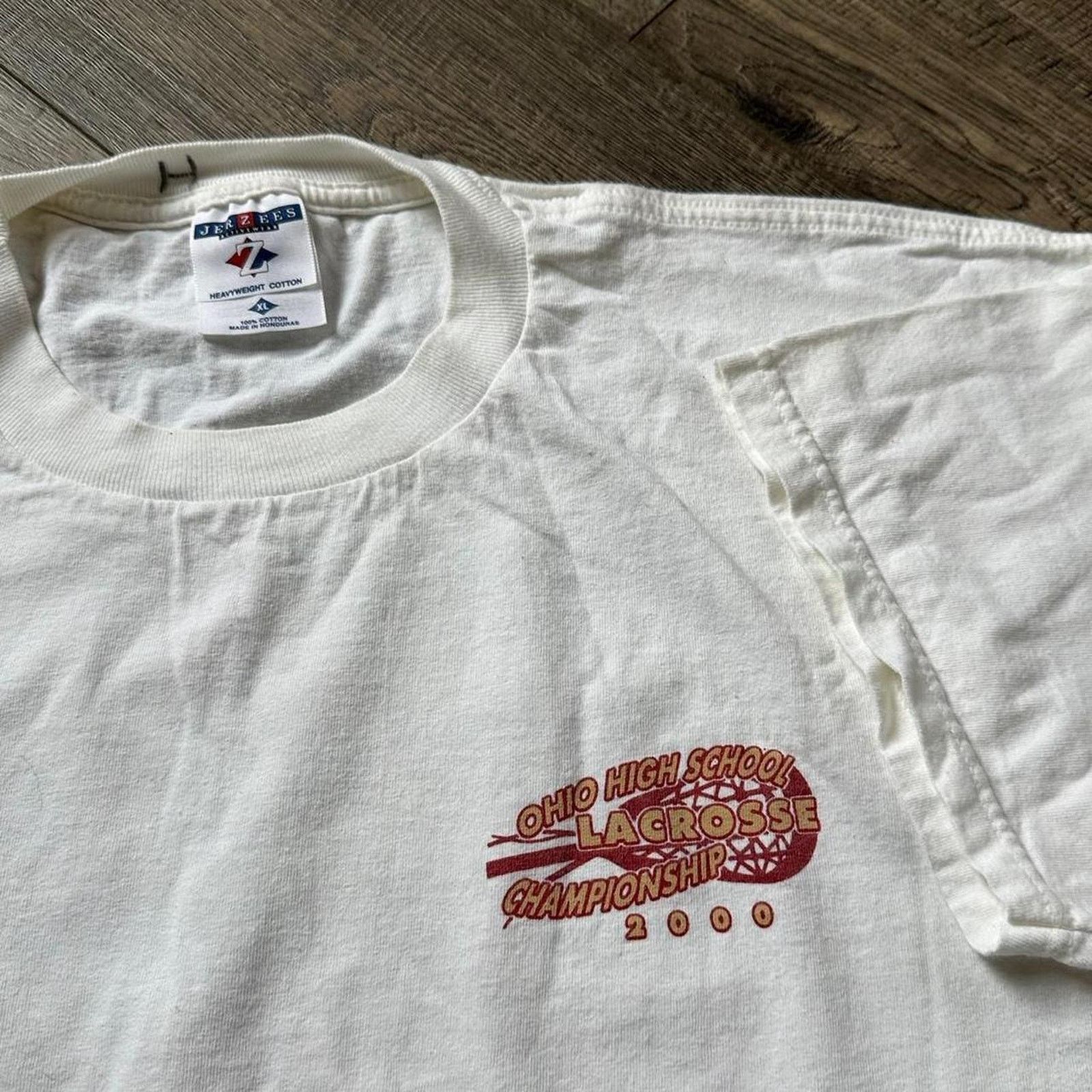 Vintage Vintage Y2K Lacrosse LAX Champions Ohio High School Shirt Size US XL / EU 56 / 4 - 5 Thumbnail