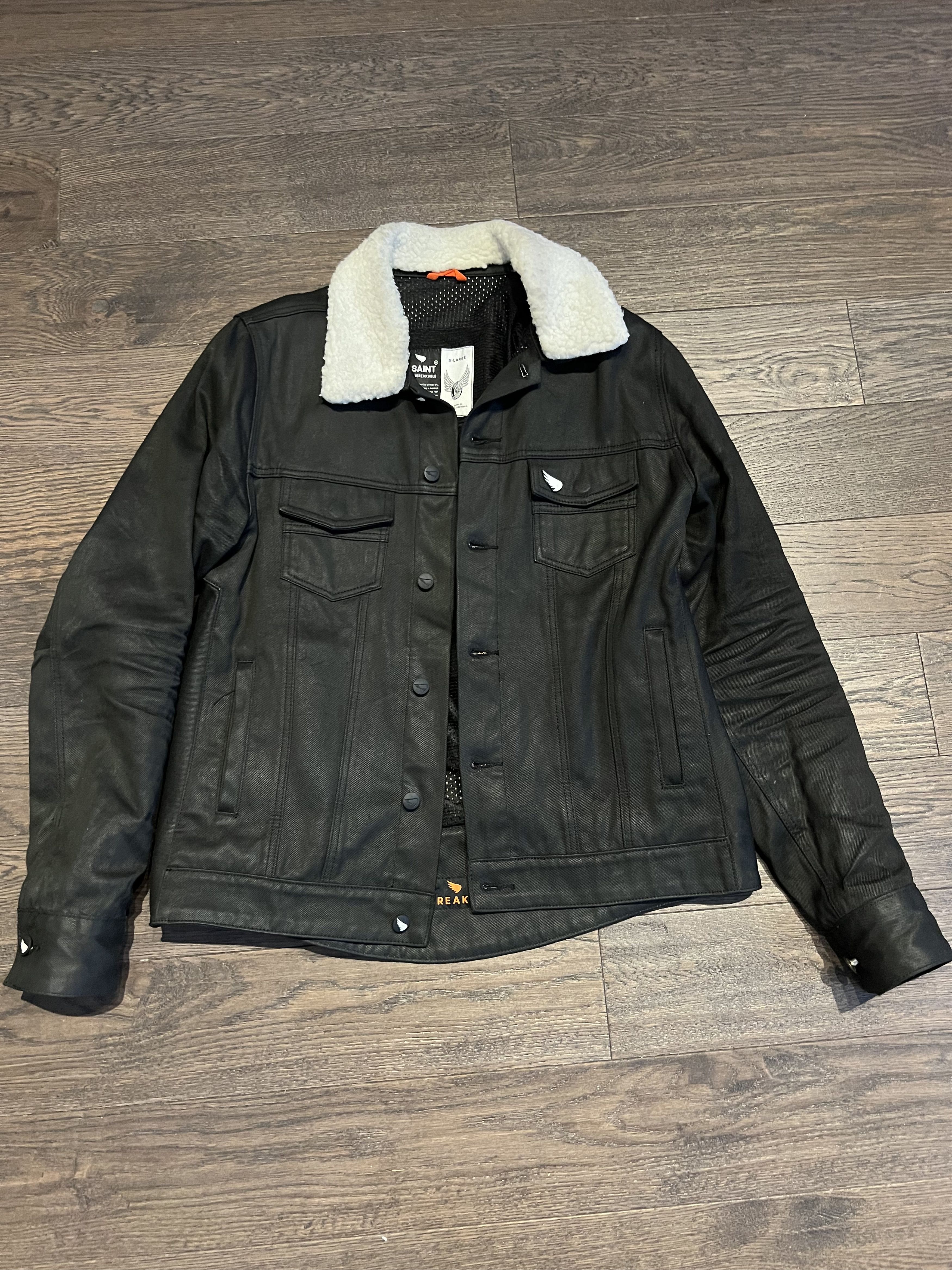 image of Saintwoods Sa1Nt Unbreakable Jacket in Black, Men's (Size XL)