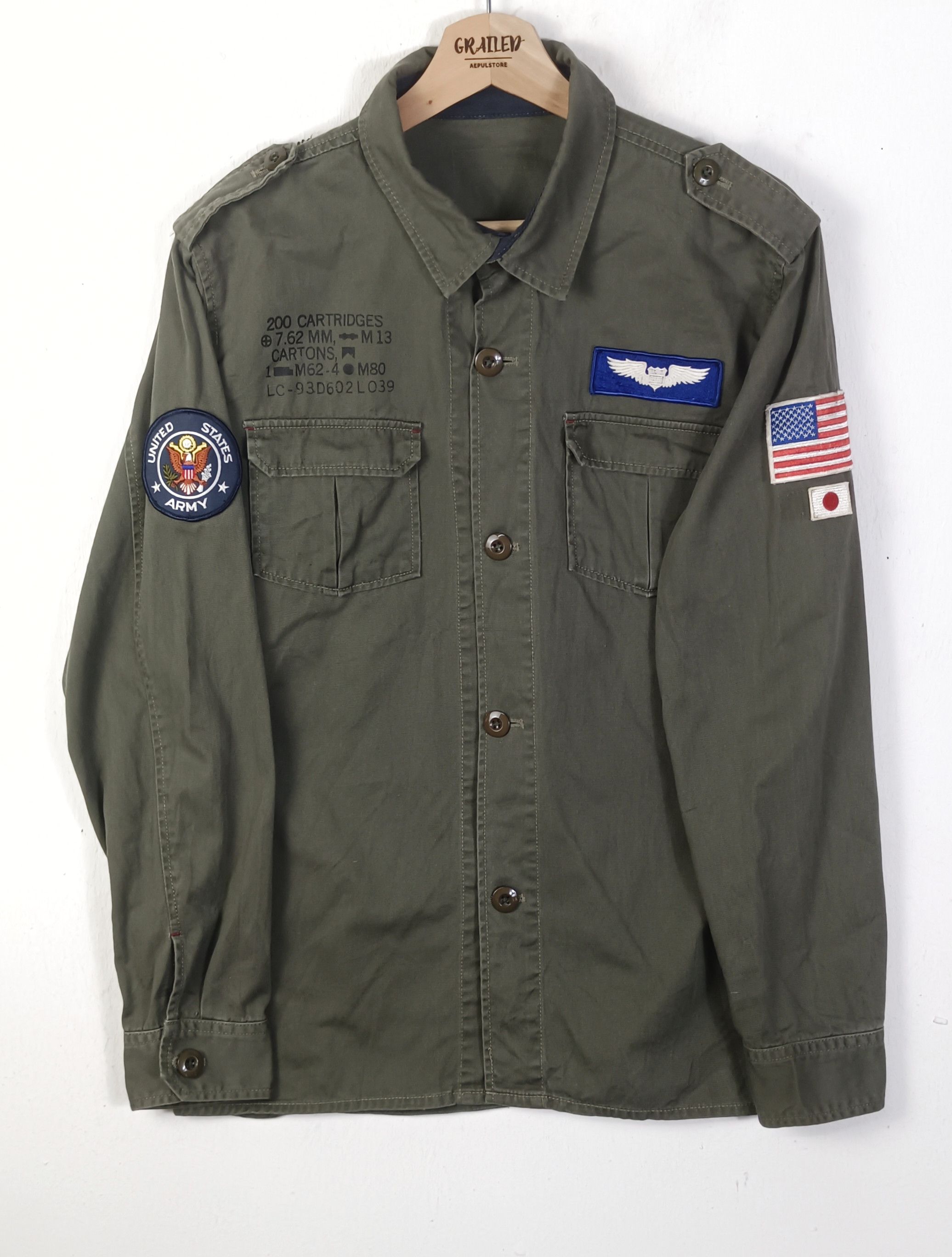 Japanese Brand US Army 200 Cartridges M13 Military Jacket Size US M / EU 48-50 / 2 - 1 Thumbnail