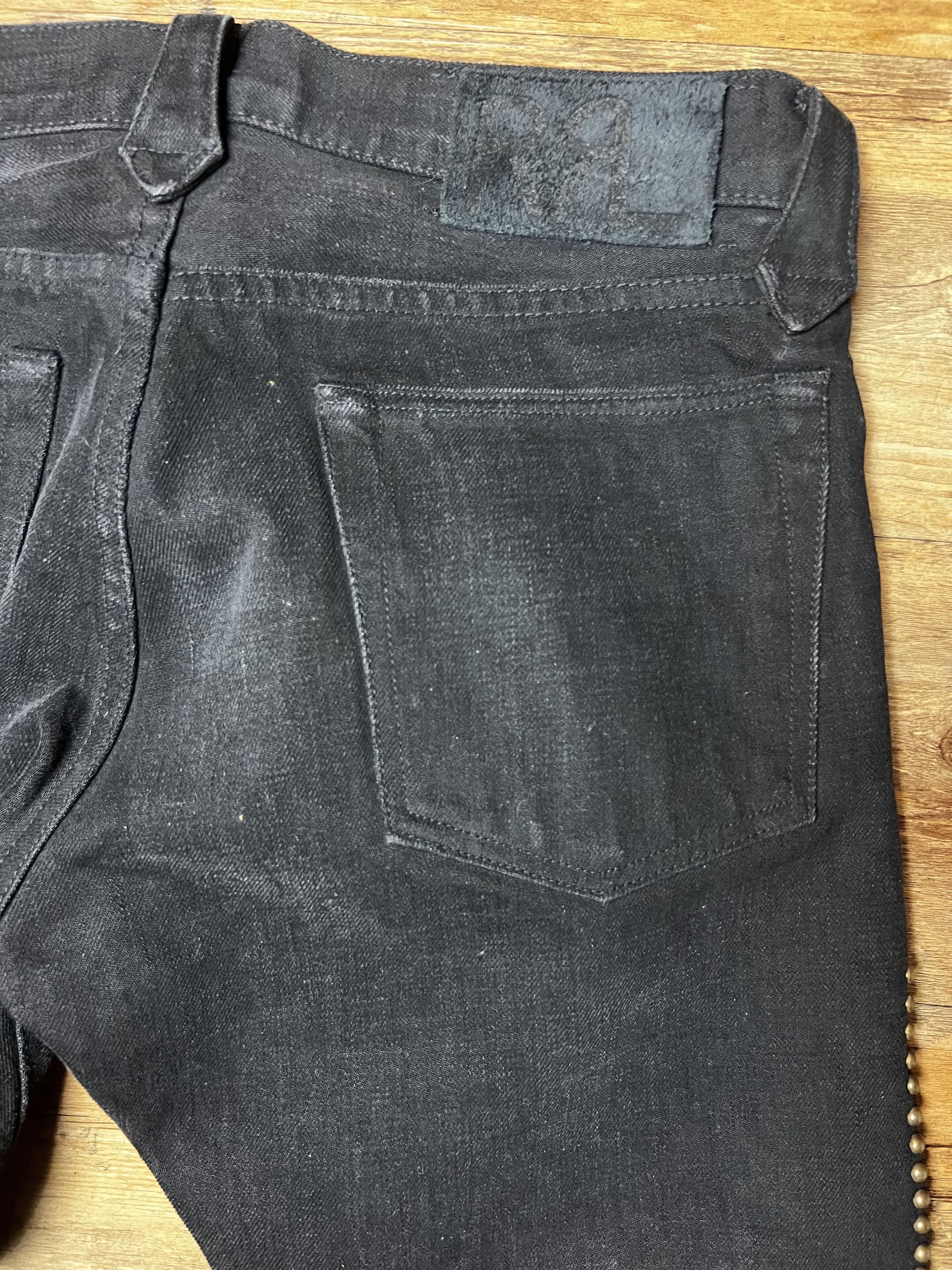 RRL Ralph Lauren Ralph Lauren Double RRL Studded Western Slim Fit Men's Jeans Size US 29 - 13 Thumbnail