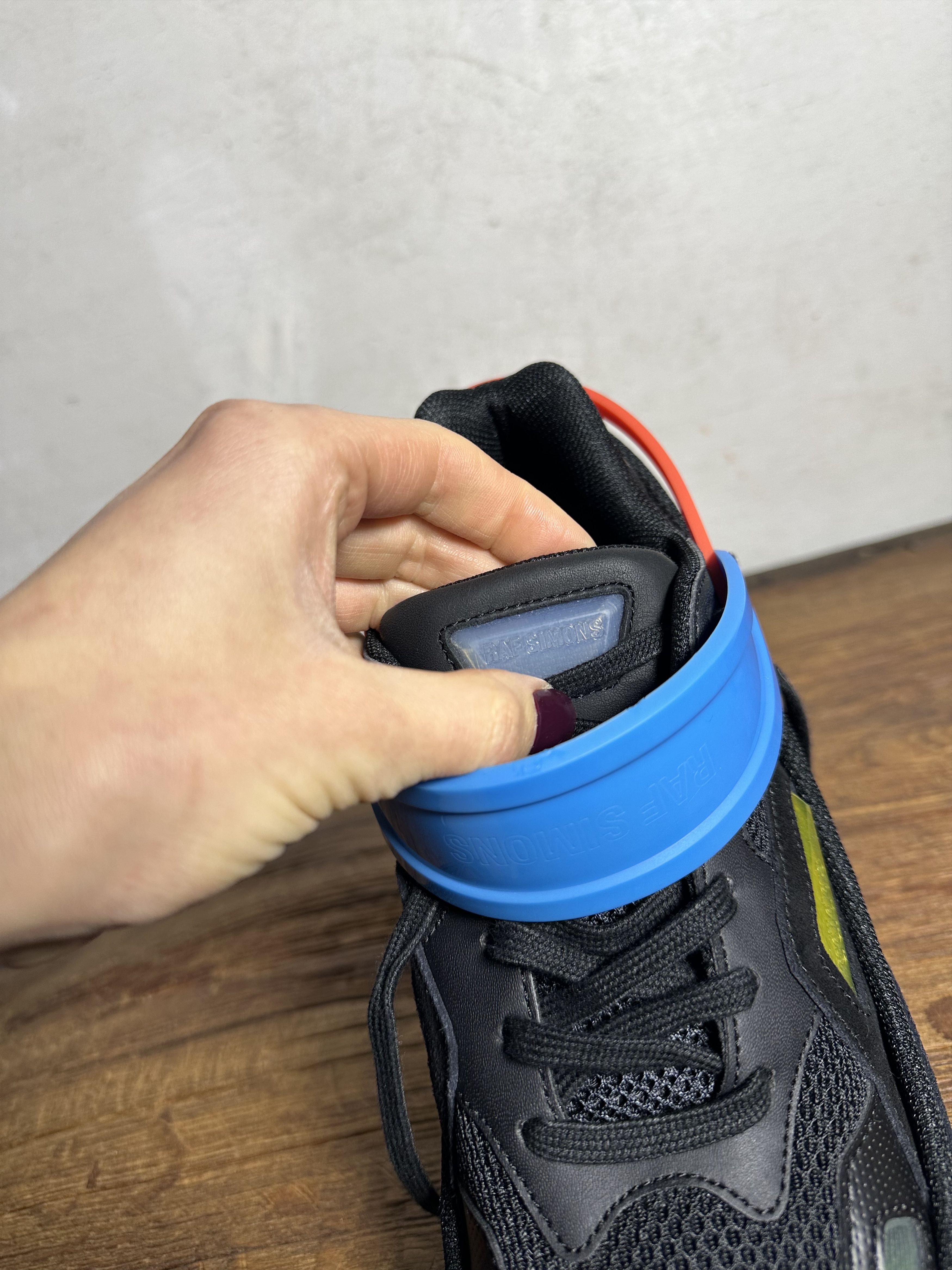 Adidas × Raf Simons EXTREMELY RARE Raf Simons Response Black Blue Trail 2 Size US 6.5 / EU 39-40 - 16 Thumbnail