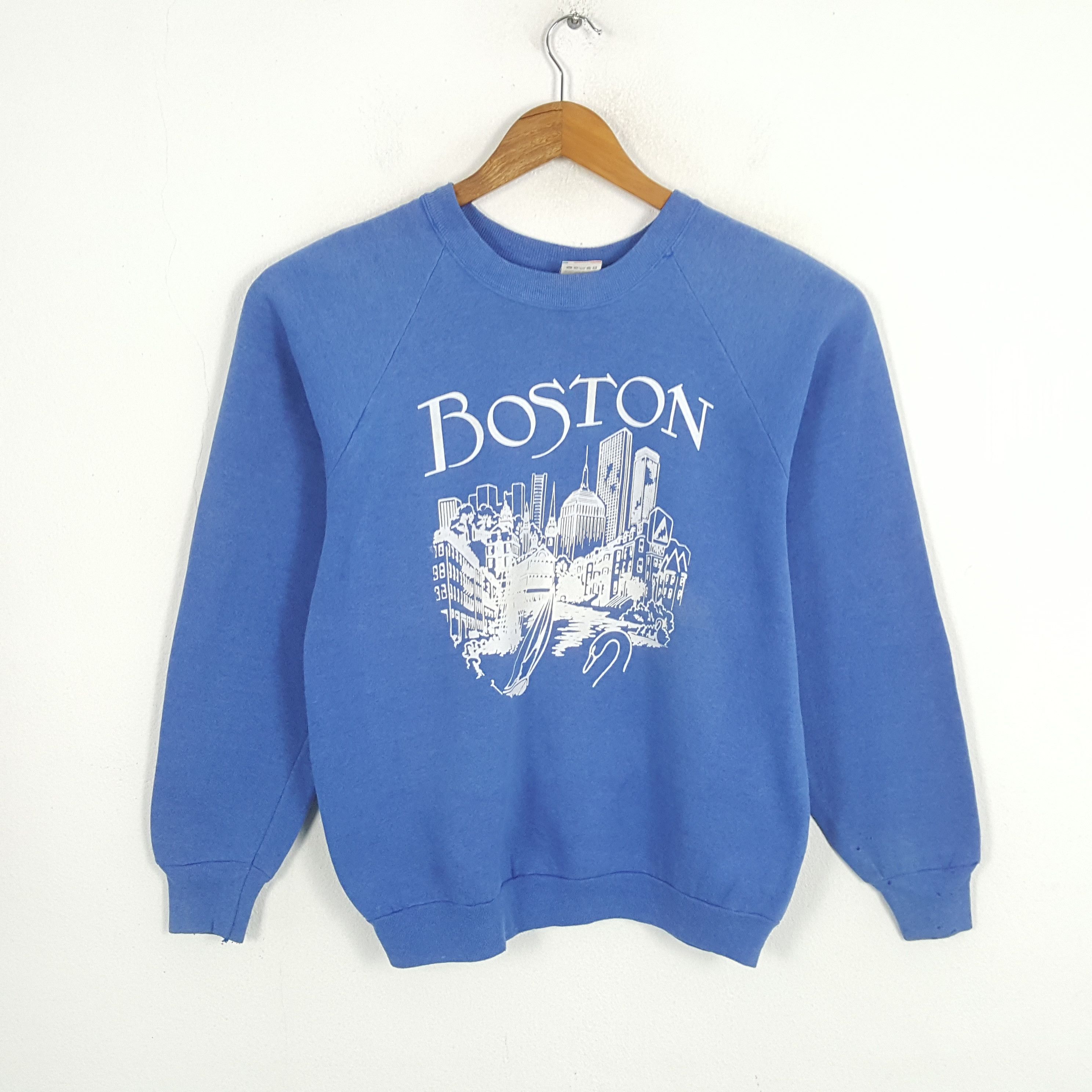 Vintage Vintage BOSTON American State Promo Vintage Sweatshirt Size US M / EU 48-50 / 2 - 1 Thumbnail