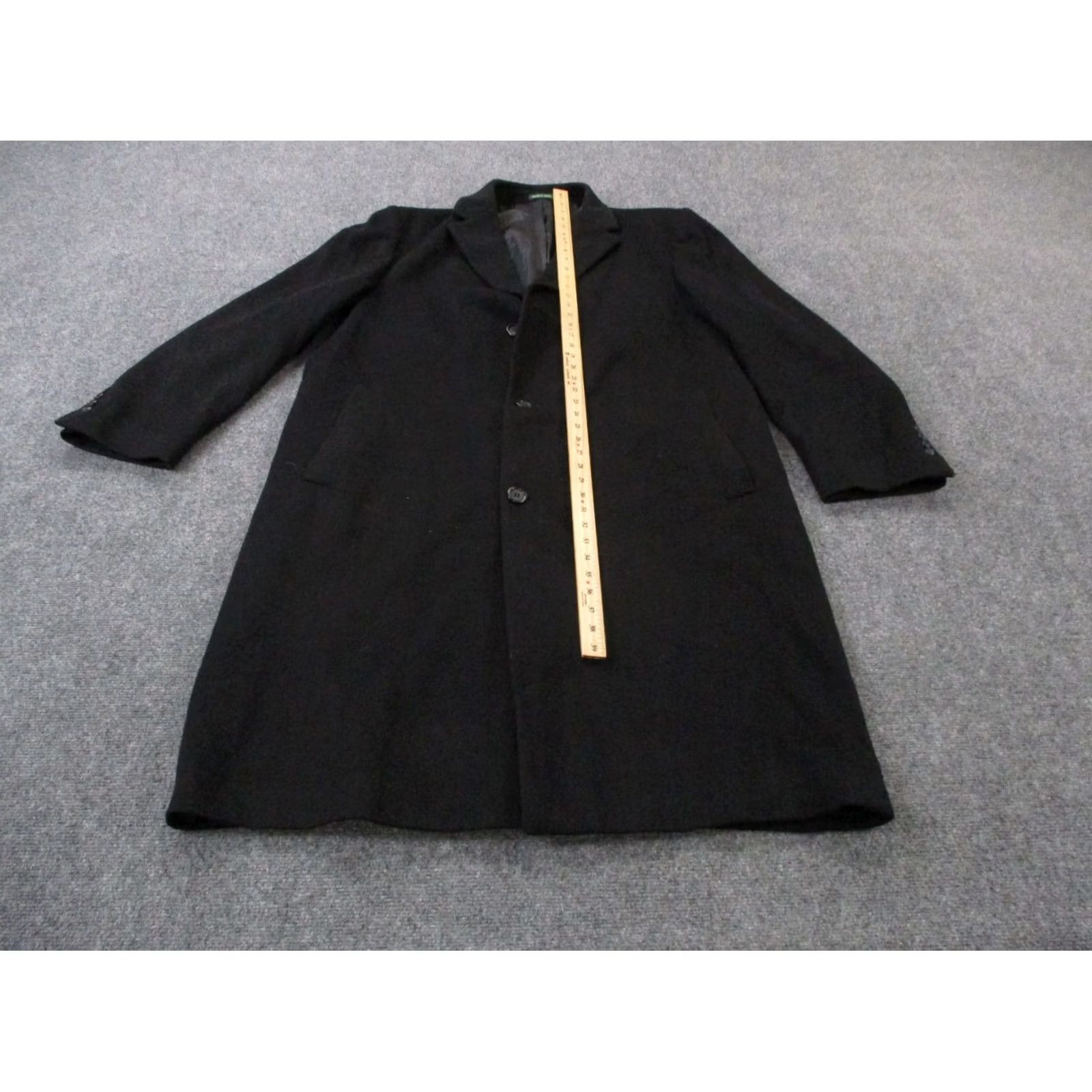 Ralph Lauren VINTAGE Ralph Lauren Coat Mens 48R Black Wool Blend Parma Overcoat Classic Outdoors Size US M / EU 48-50 / 2 - 3 Thumbnail