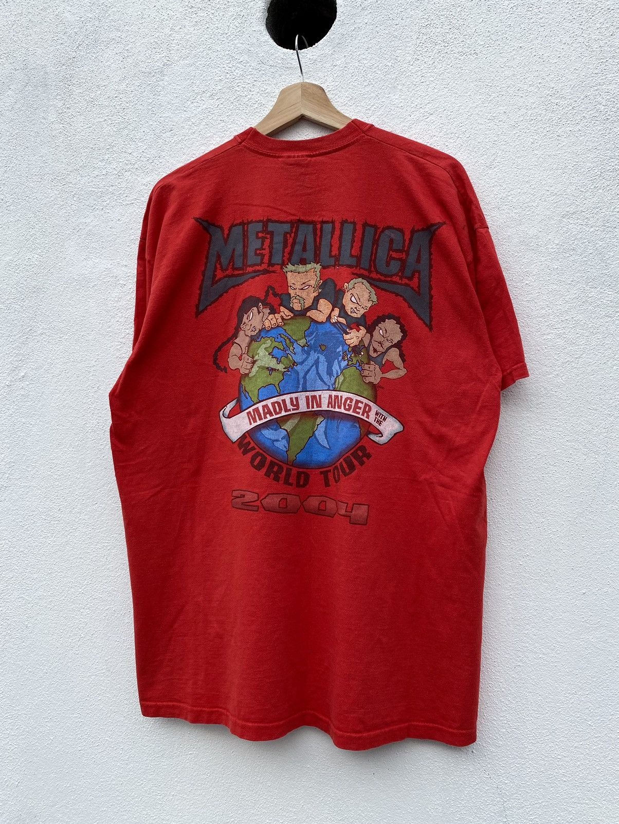 Fruit Of The Loom × Metallica × Vintage Vintage Metallica Madly In Anger Size US XL / EU 56 / 4 - 4 Thumbnail