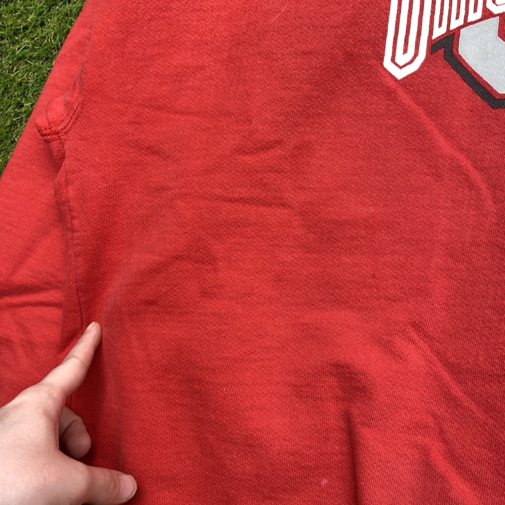 Vintage VINTAGE Ohio State Buckeyes Sweatshirt Mens M Crewneck Nike Sportswear OSU 90s Buckeyes Red Cotton Blend Size US M / EU 48-50 / 2 - 4 Thumbnail