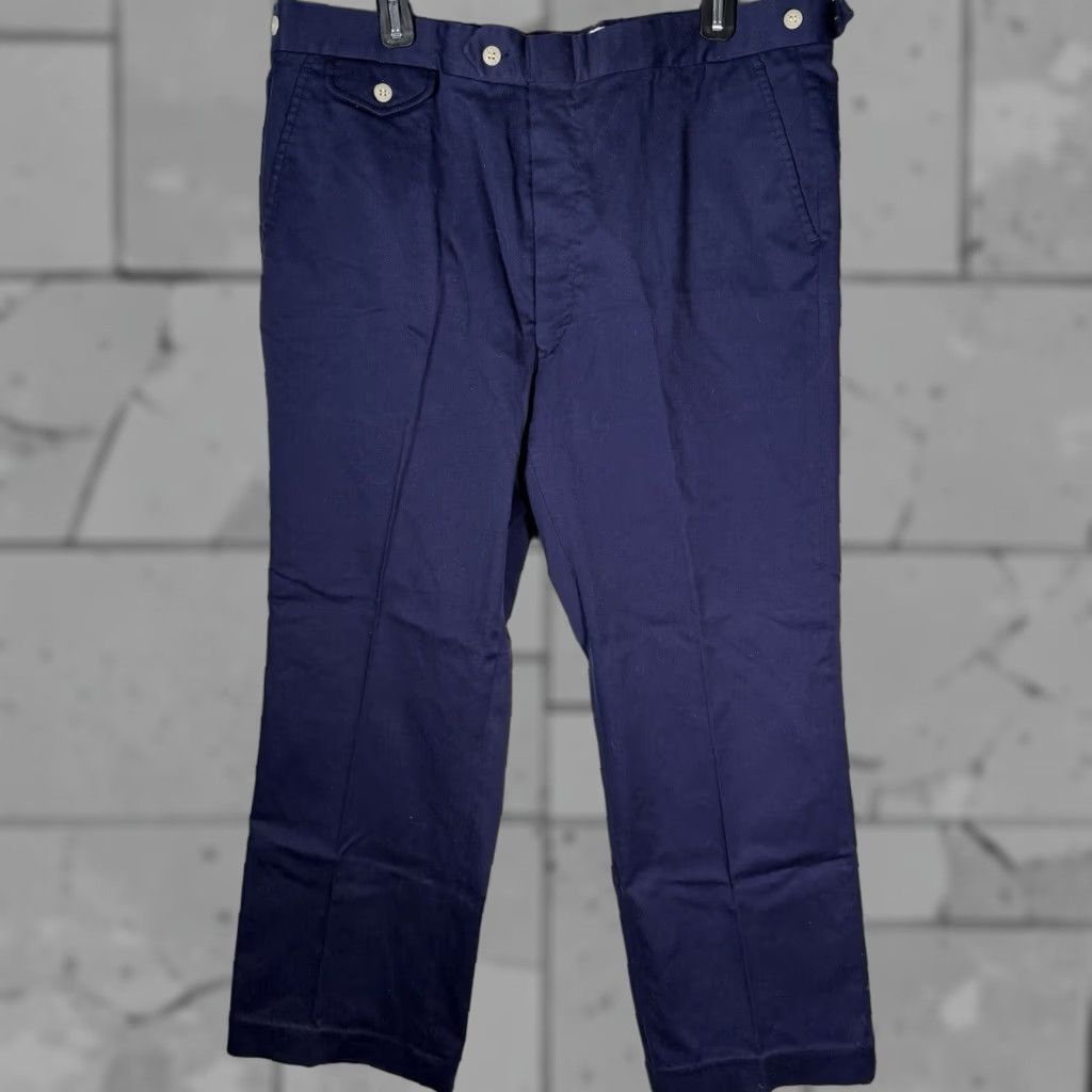 Izod VINTAGE Izod Lacoste Dress Pants Men Size 38x32 Blue Formal Classic Size US 38 / EU 54 - 1 Thumbnail