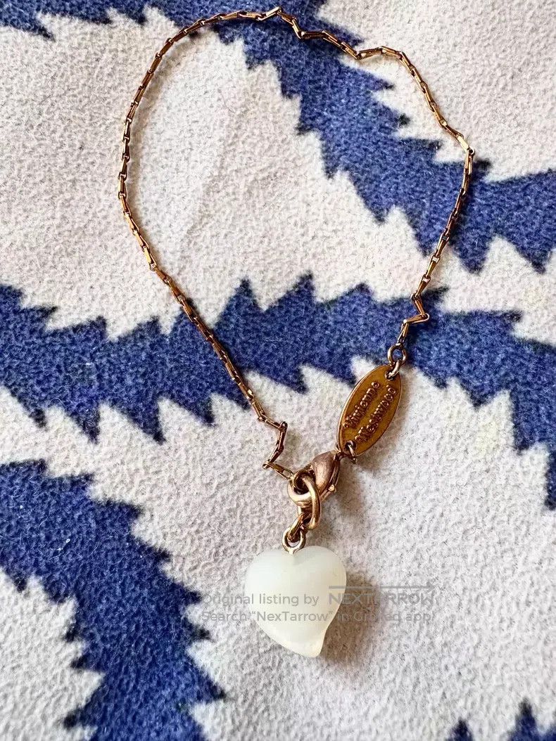 Vivienne Westwood Vivienne Westwood 3D heart mother-of-pearl bracelet Size ONE SIZE - 5 Thumbnail