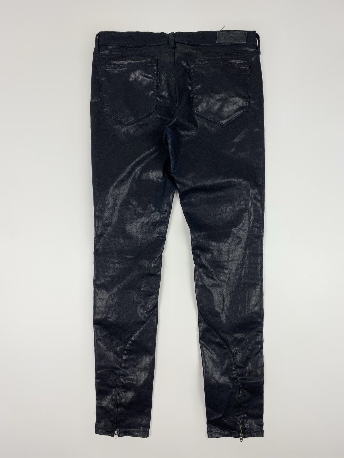 Allsaints Allsaints Petrel Brodie Slim Coated Ankle Zip Jeans 30 Size 30" / US 8 / IT 44 - 7 Thumbnail