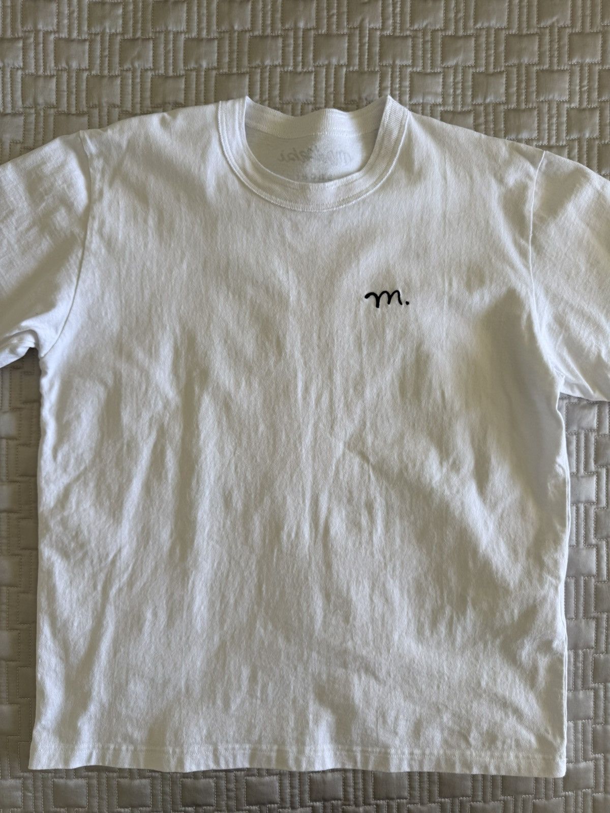 Sacai Sacai Madsaki White Embroidery Slogan T-shirt Size 3 L Size US L / EU 52-54 / 3 - 2 Thumbnail