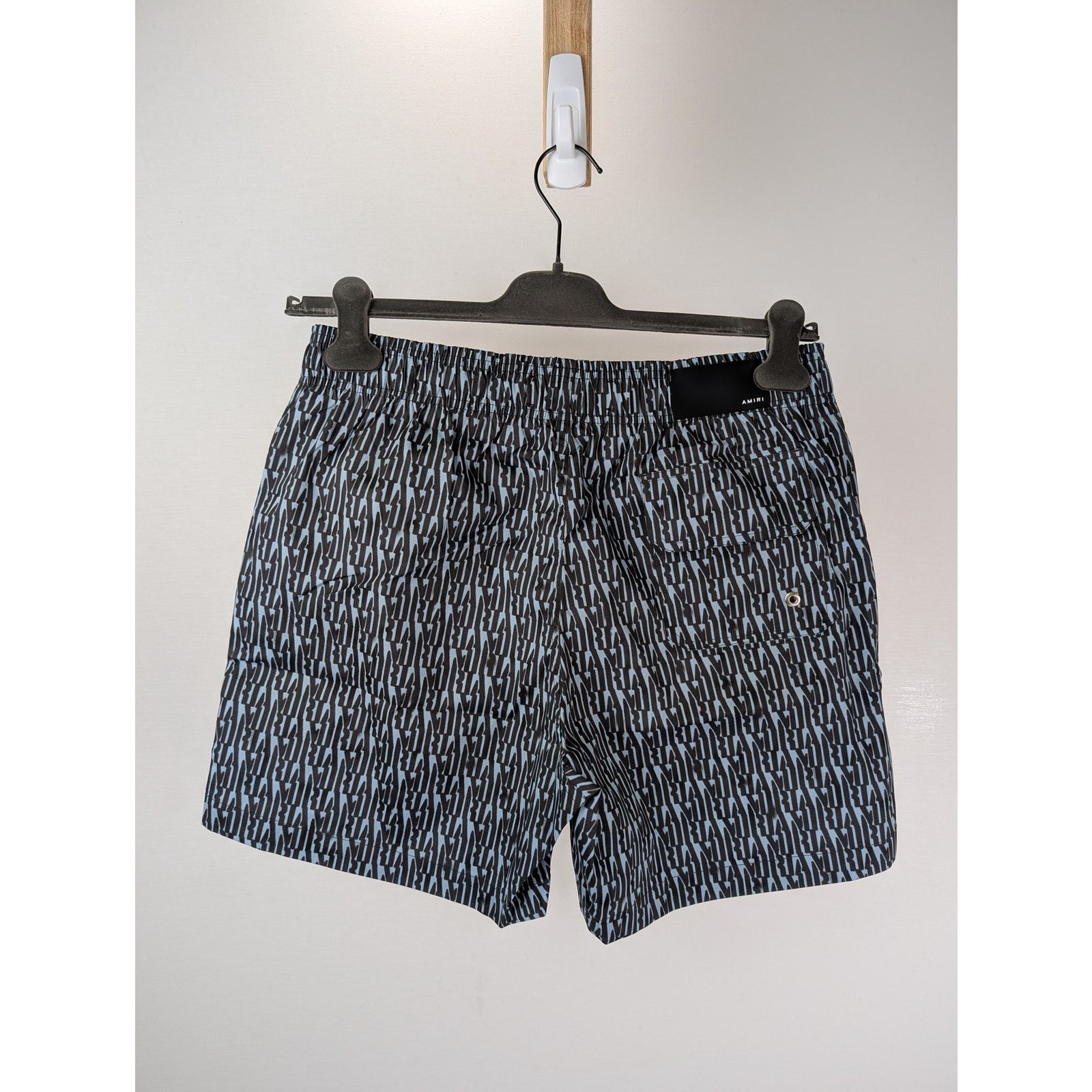 Amiri o1rshd1 Allover Amiri Swim Trunk Swim Shorts in Dusty Blue Size US 36 / EU 52 - 6 Thumbnail