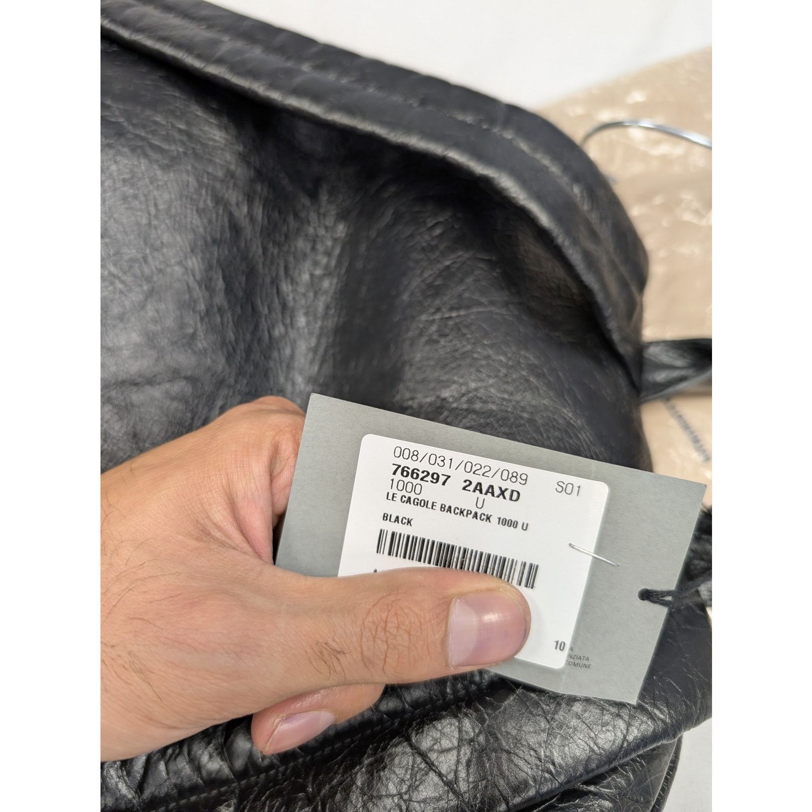 Balenciaga o1rshd1 Size: OS / LE Cagole Backpack in Black Size ONE SIZE - 16 Thumbnail