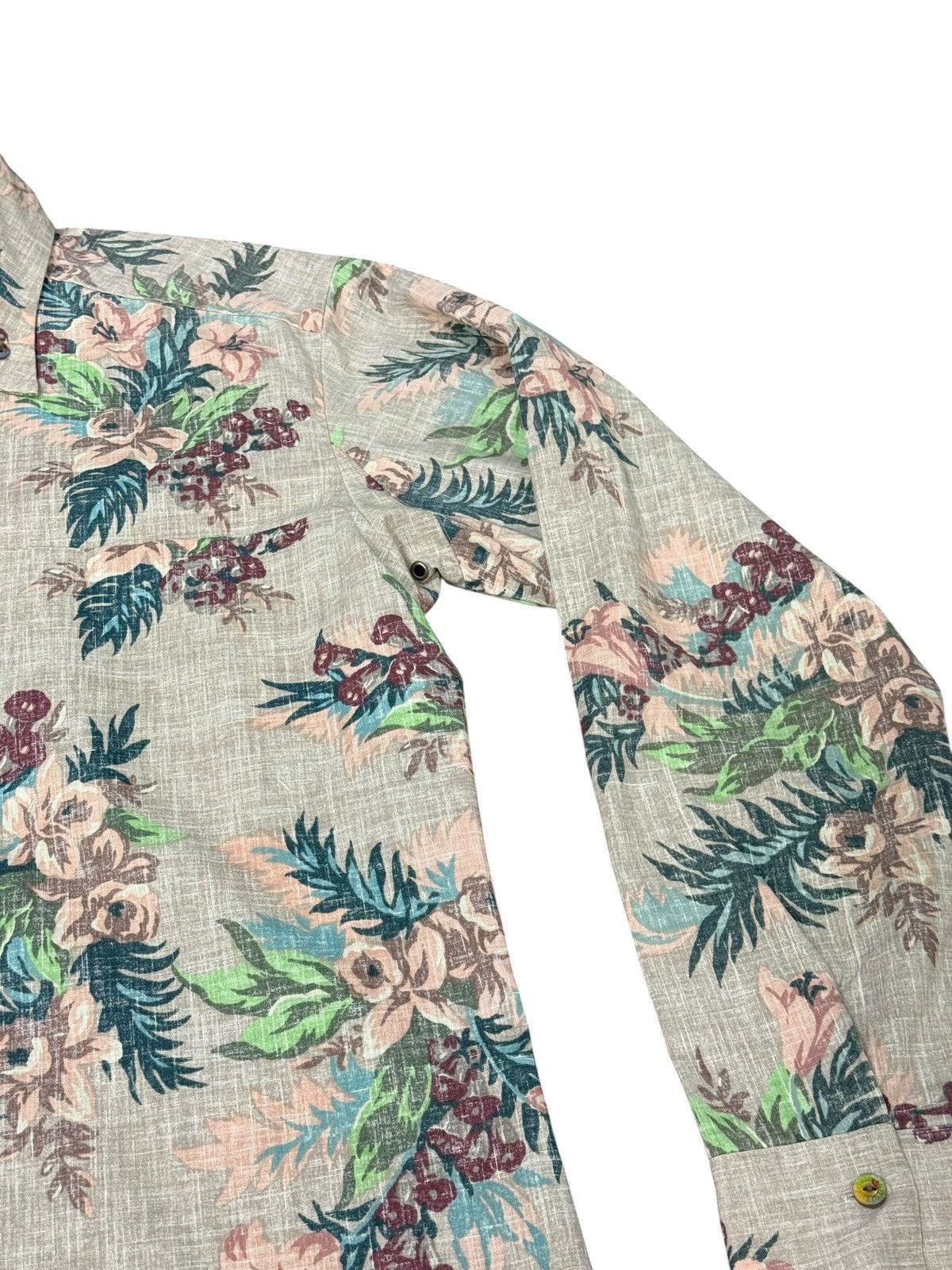 Japanese Brand Floral Shirt No Dead Artist amiri cdg julius balenciaga 7🟩3 Size US M / EU 48-50 / 2 - 5 Thumbnail