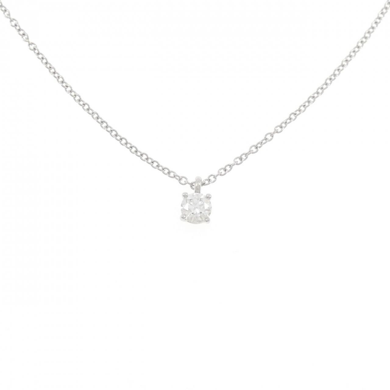 Tiffany & Co. Tiffany & Co. Tiffany Solitaire Platinum Necklace Precious Metal Necklace DUTY FREE for USA Size ONE SIZE - 1 Thumbnail