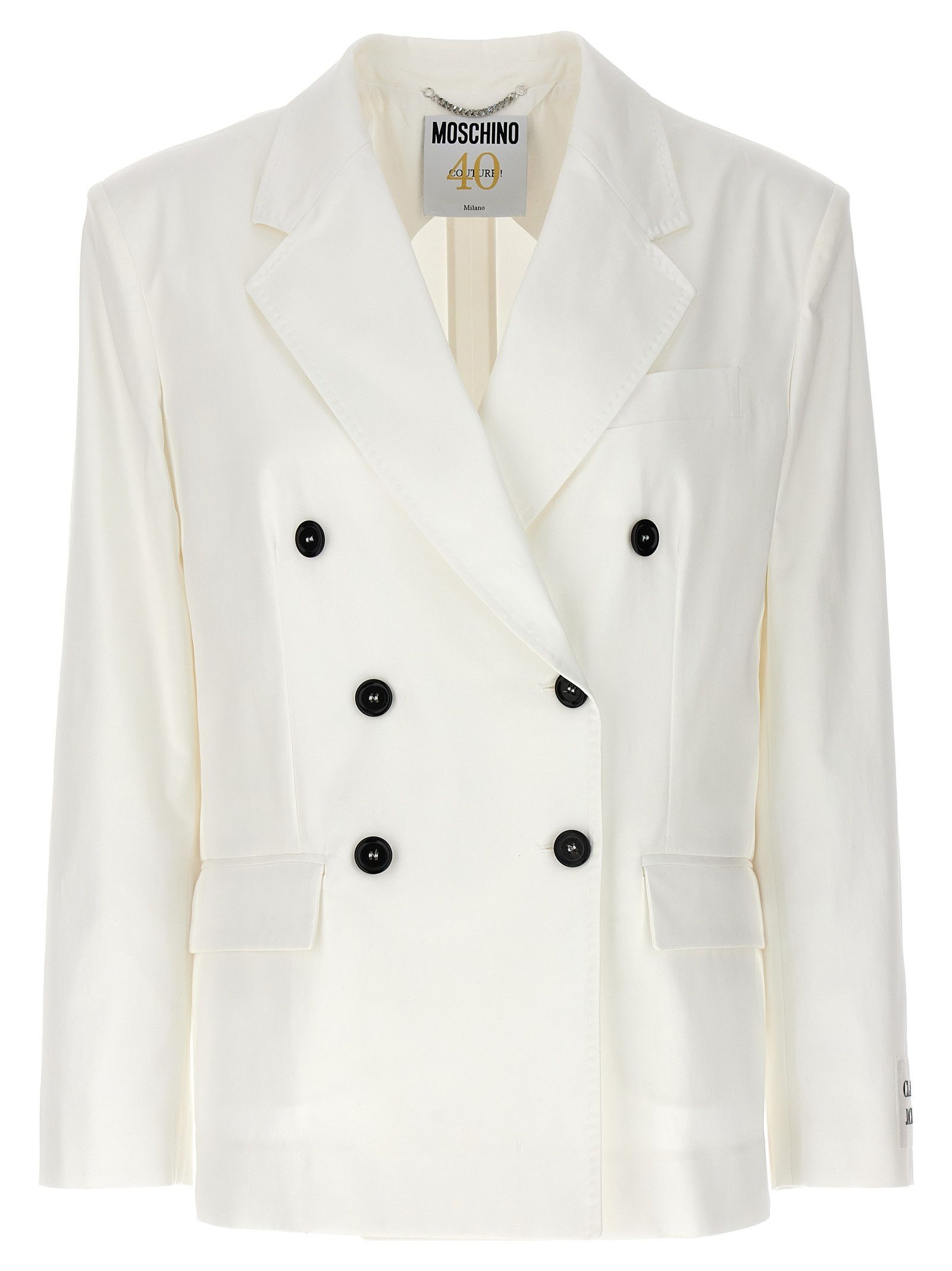 Moschino Double-Breasted Blazer Size M / US 6-8 / IT 42-44 - 1 Thumbnail