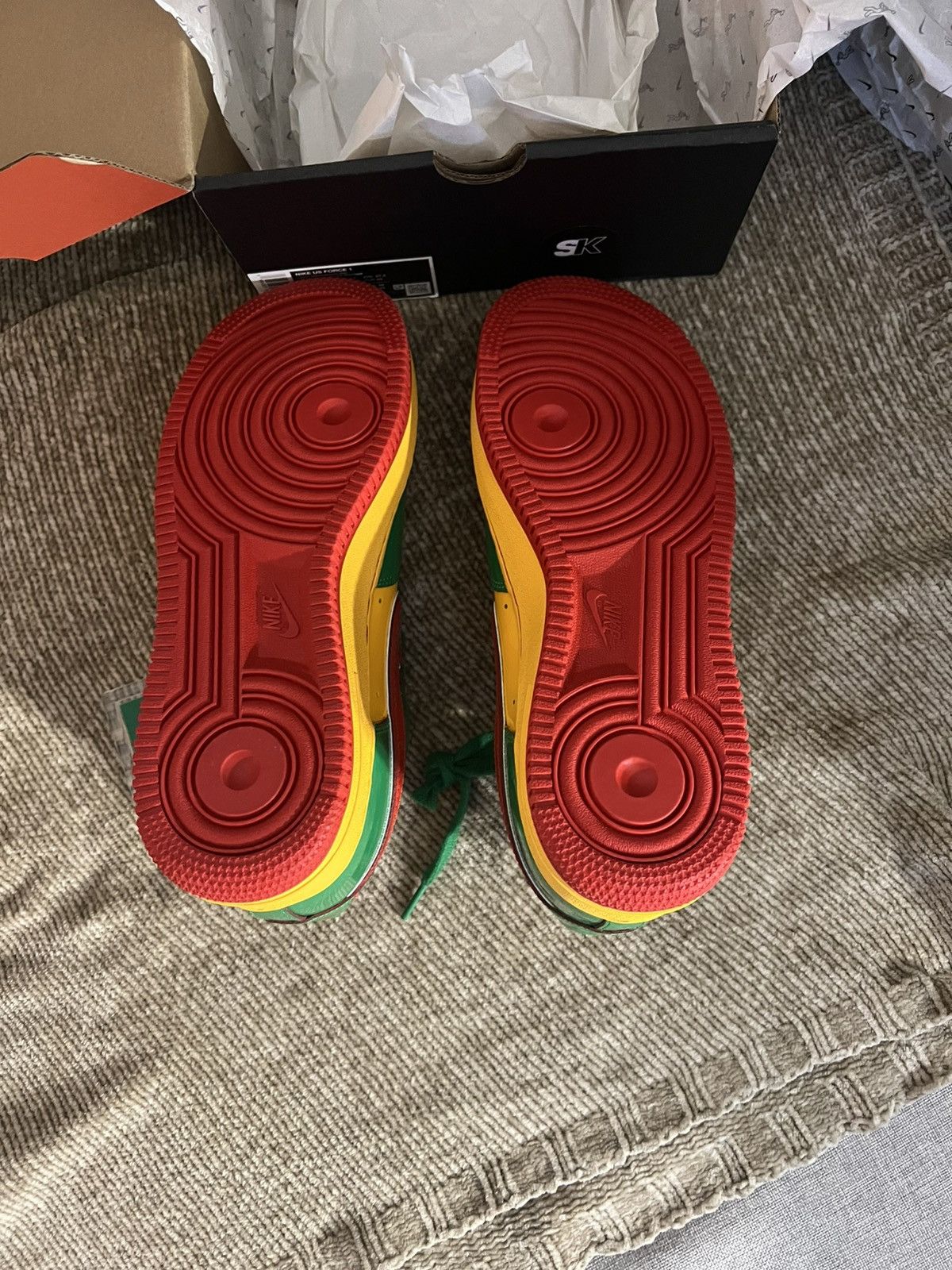 Lil Yachty × Nike Air Force 1 Low Lil Yachty Concrete Boys Lucky Green Size US 9.5 / EU 42-43 - 8 Thumbnail
