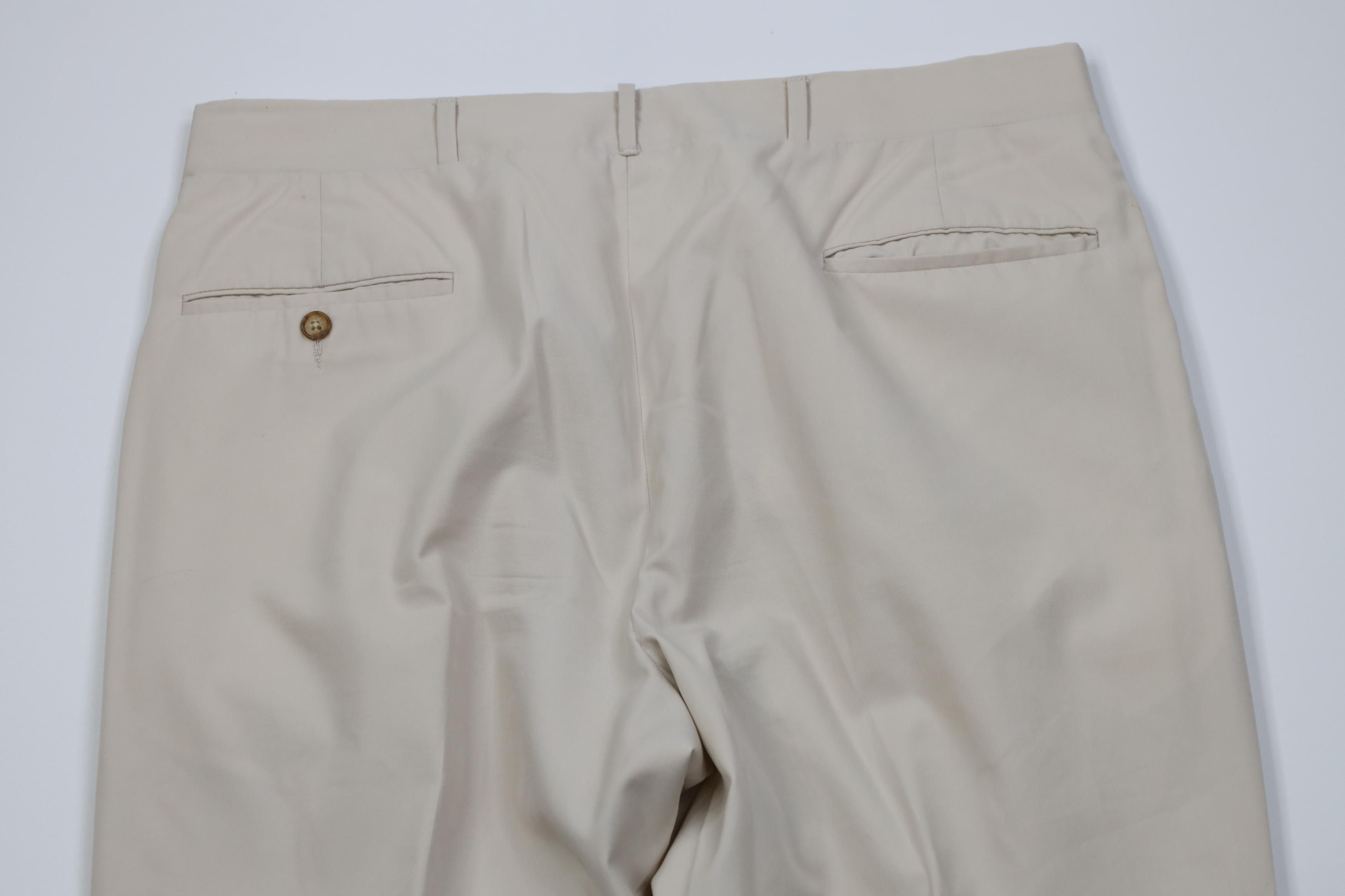 Vintage Vintage 70s Streetwear Flared Wide Leg Chino Pants Stone USA Size US 36 / EU 52 - 12 Thumbnail