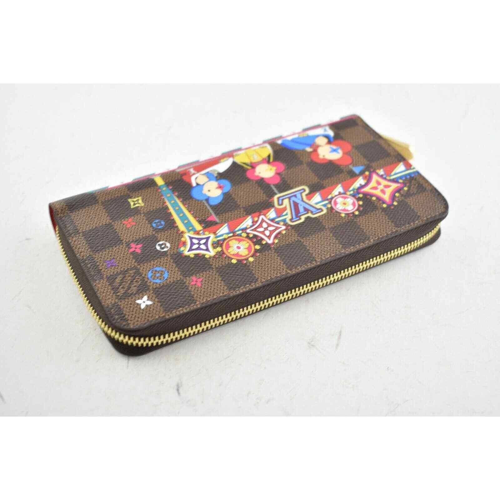 Louis Vuitton Louis Vuitton Vivienne Damier Ebene Purse Zippy Wallet Size ONE SIZE - 6 Thumbnail