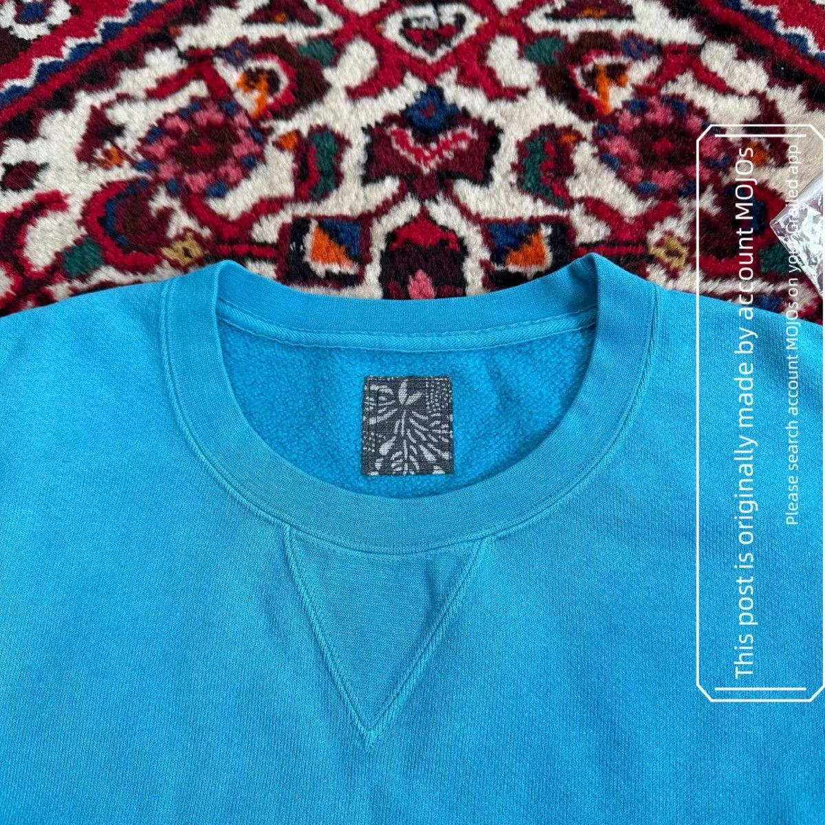 Visvim Sz 3 Visvim 24AW ICT Ocean Blue SB Sweatshirt mo.jos20 Size US L / EU 52-54 / 3 - 4 Thumbnail