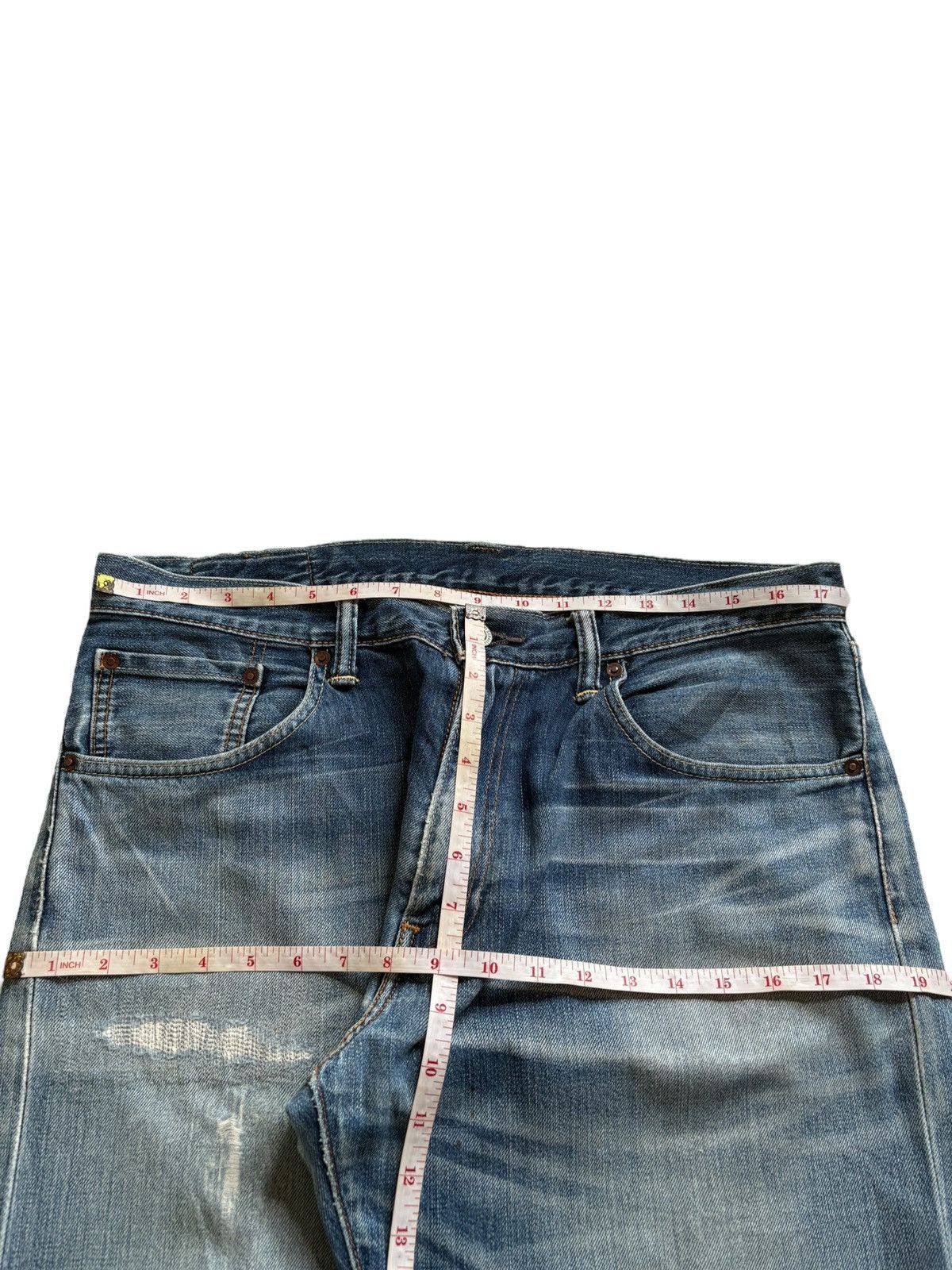 Levi's Vintage Y2K Levis 503 Patches Faded Wash Baggy Jeans Size US 35 - 14 Thumbnail
