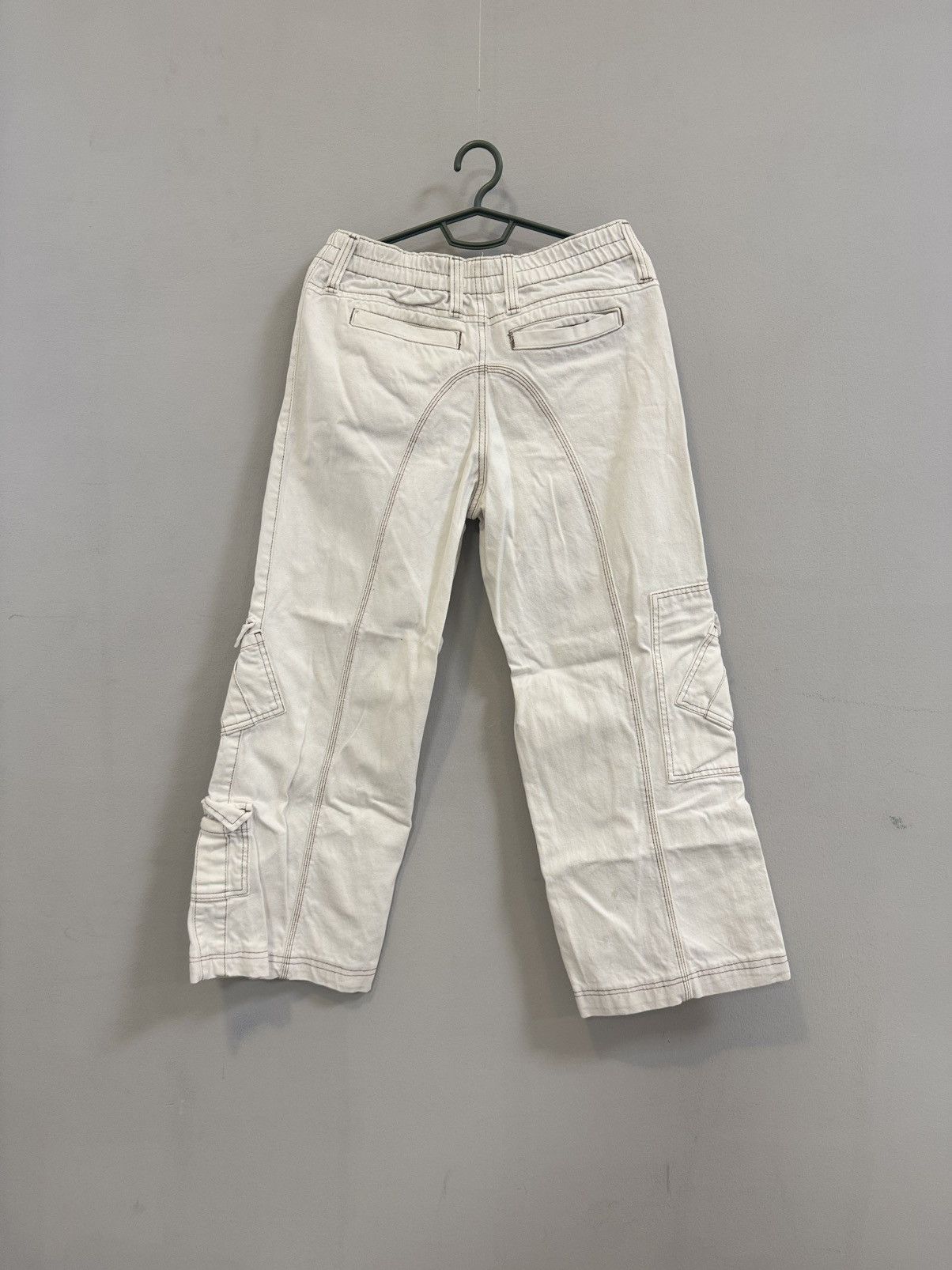 If Six Was Nine × Japanese Brand Vintage rare hype Carpenter double knee cargo pants jeans Size 29" - 6 Thumbnail