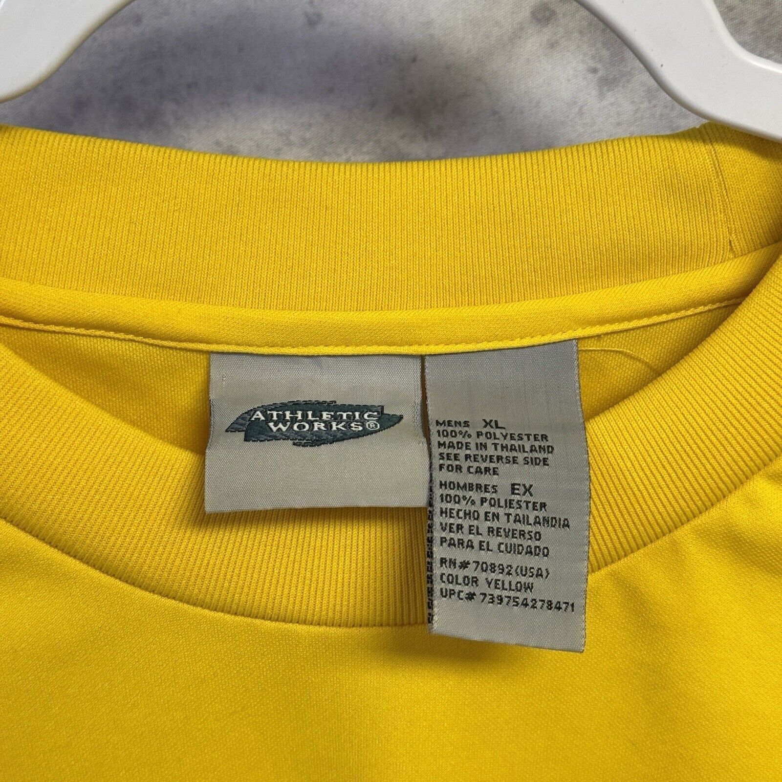 Vintage Vintage MX Racing Jersey Adult XL Yellow Long Sleeve Padded Size US XL / EU 56 / 4 - 3 Thumbnail
