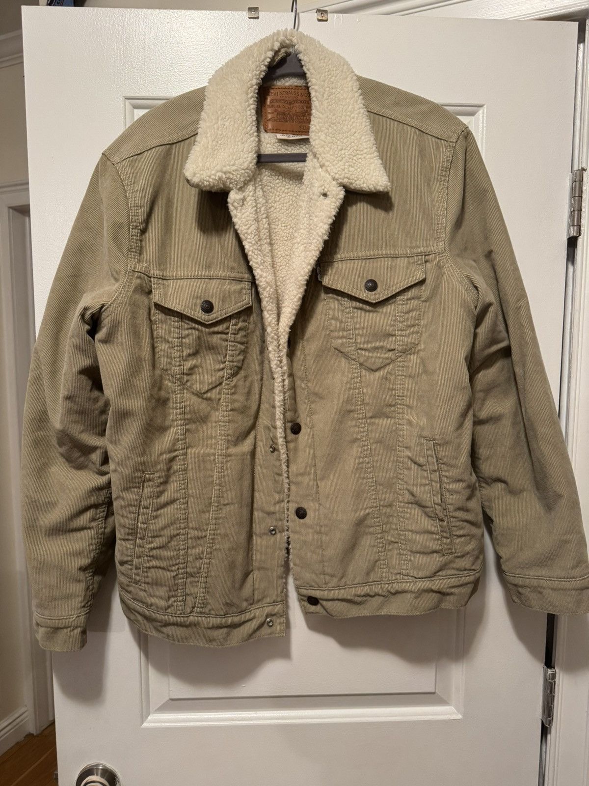 Levi's Levi’s Sherpa Trucker Jacket Size US XL / EU 56 / 4 - 1 Thumbnail