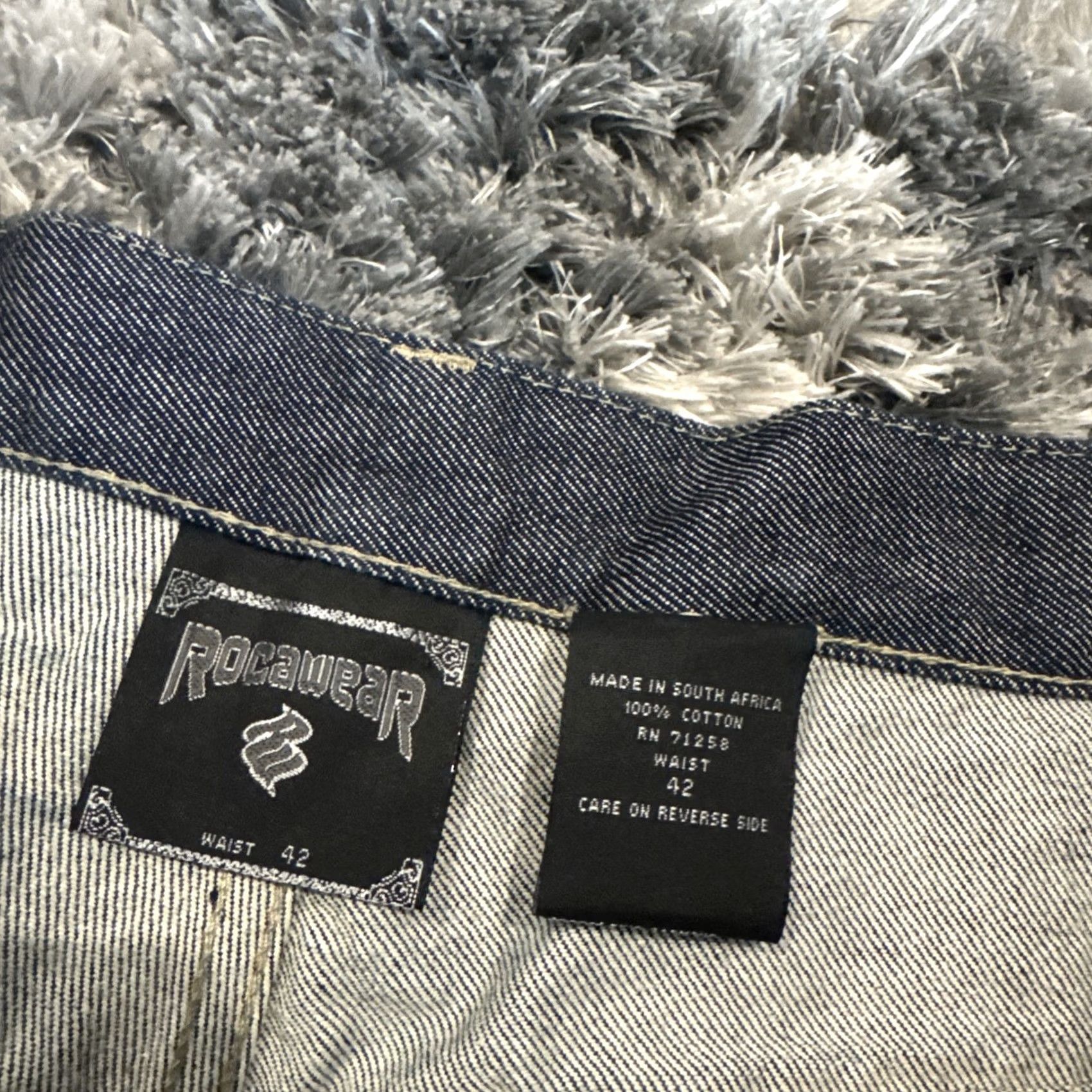 Rocawear VINTAGE Rocawear Denim Jorts 90s Baggy Jeans Shorts Size 42 Men Blue HTF RARE Size US 42 / EU 58 - 8 Thumbnail