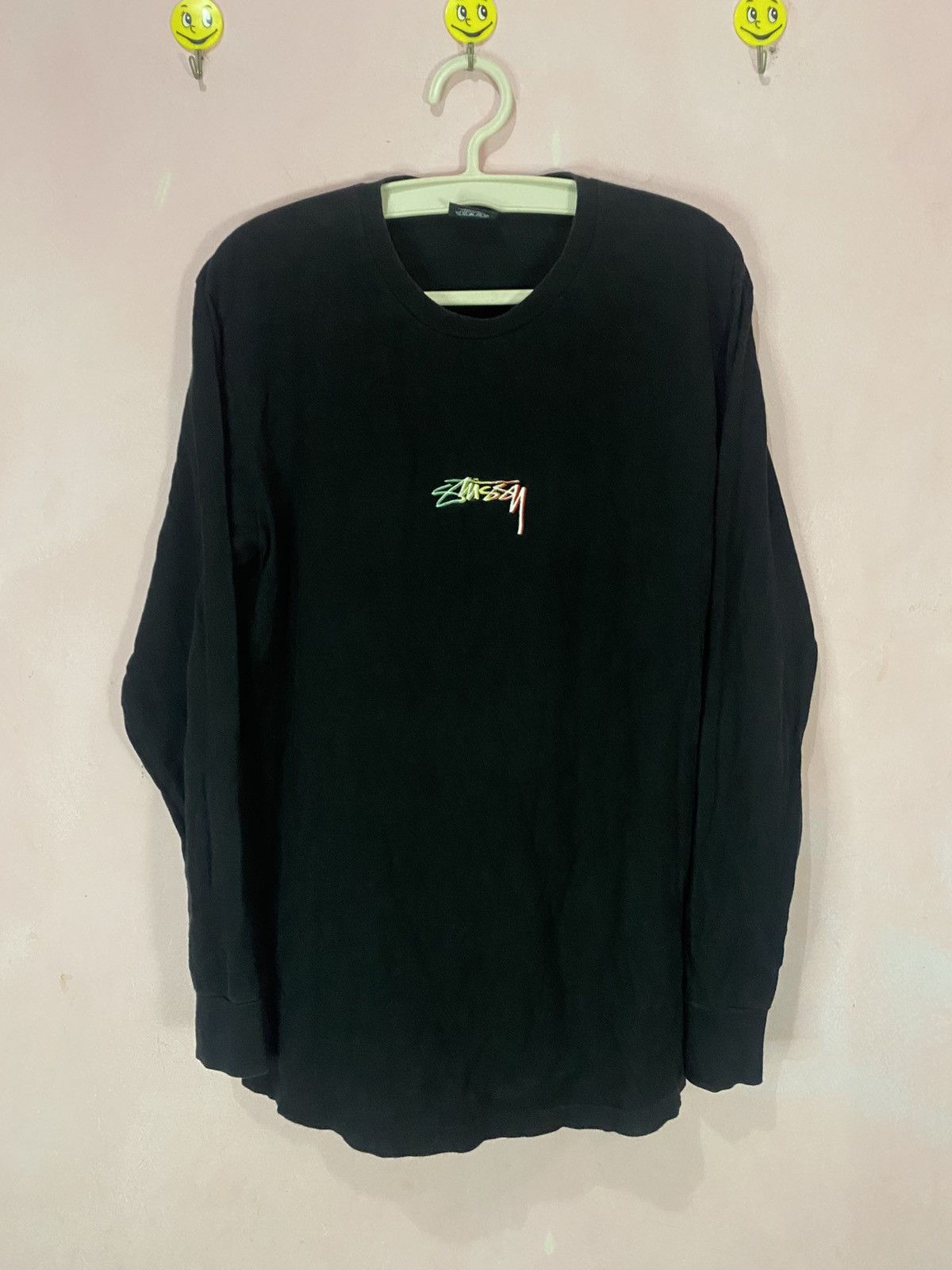 Stussy Stussy center embroidered logo longsleeve tee Size US M / EU 48-50 / 2 - 5 Thumbnail