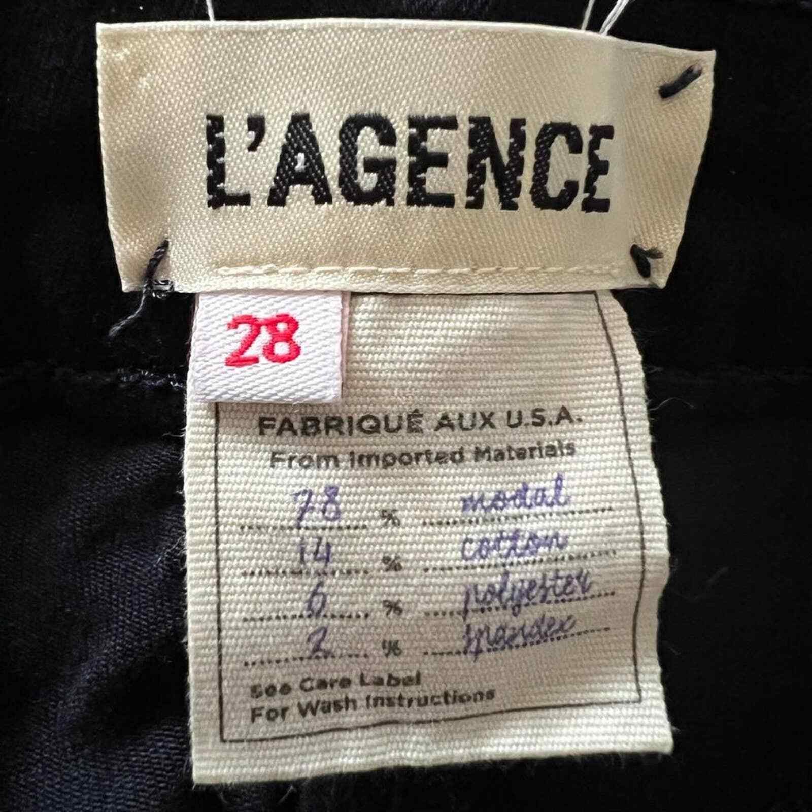 L'AGENCE L'AGENCE Blue High-Rise Skinny Leg Jeans, US28 Size 28" / US 6 / IT 42 - 4 Thumbnail