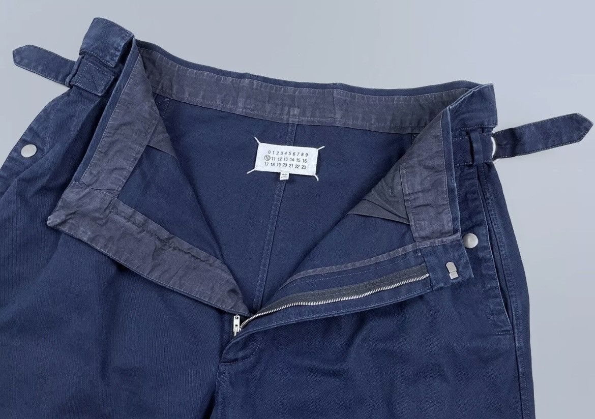 Maison Margiela Maison Martin Margiela Baggy Navy Pants Adjustable Waist 52 Size US 34 / EU 50 - 11 Thumbnail