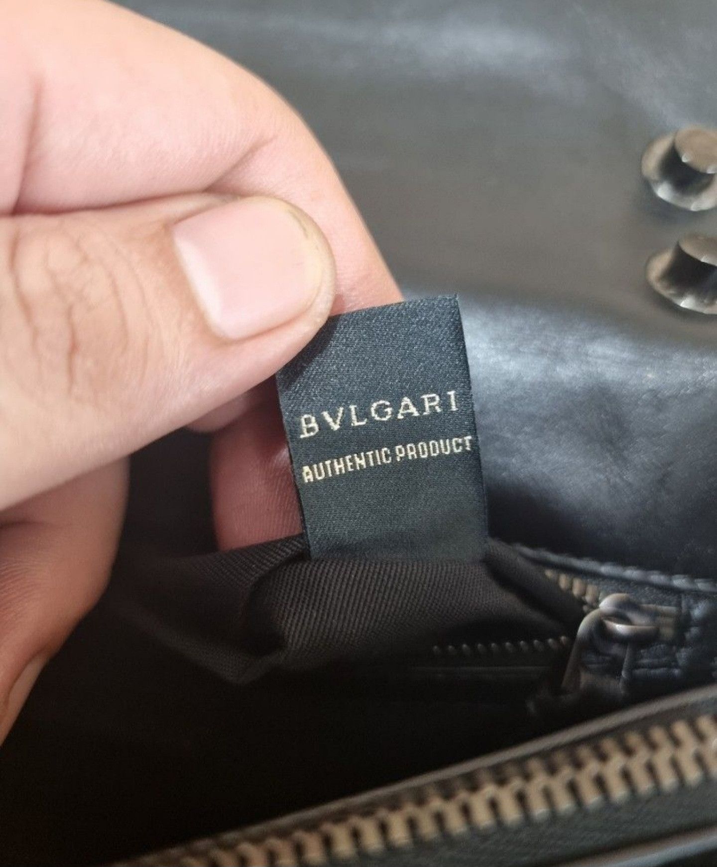 Bvlgari Blvgari Plisse Black Serpenti Leather Bag Size ONE SIZE - 5 Thumbnail