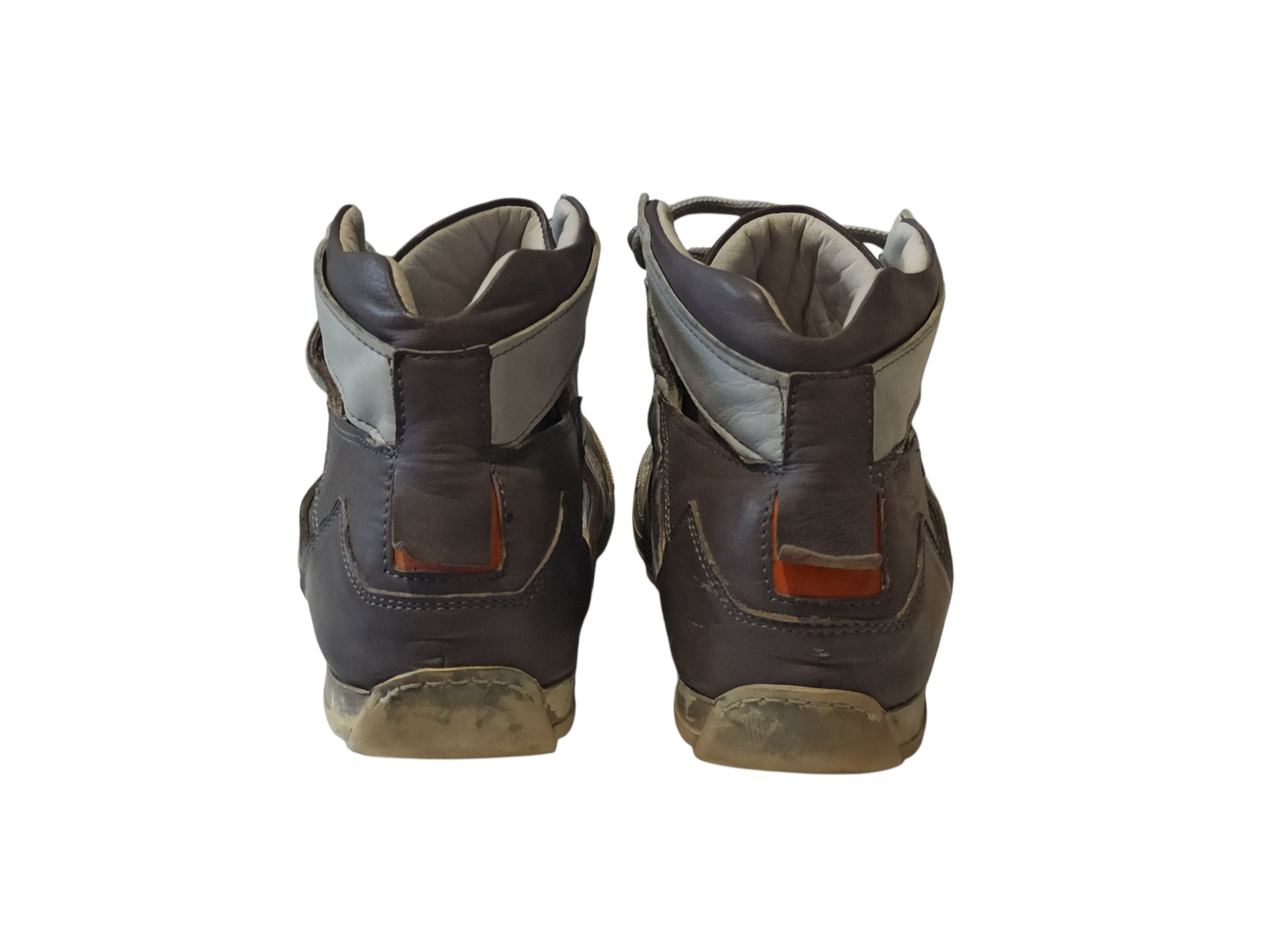 Marithe + Francois Girbaud Marithe Francois Girbaud Archive Panelled Leather High-Tops Size US 11 / IT 41 - 6 Thumbnail