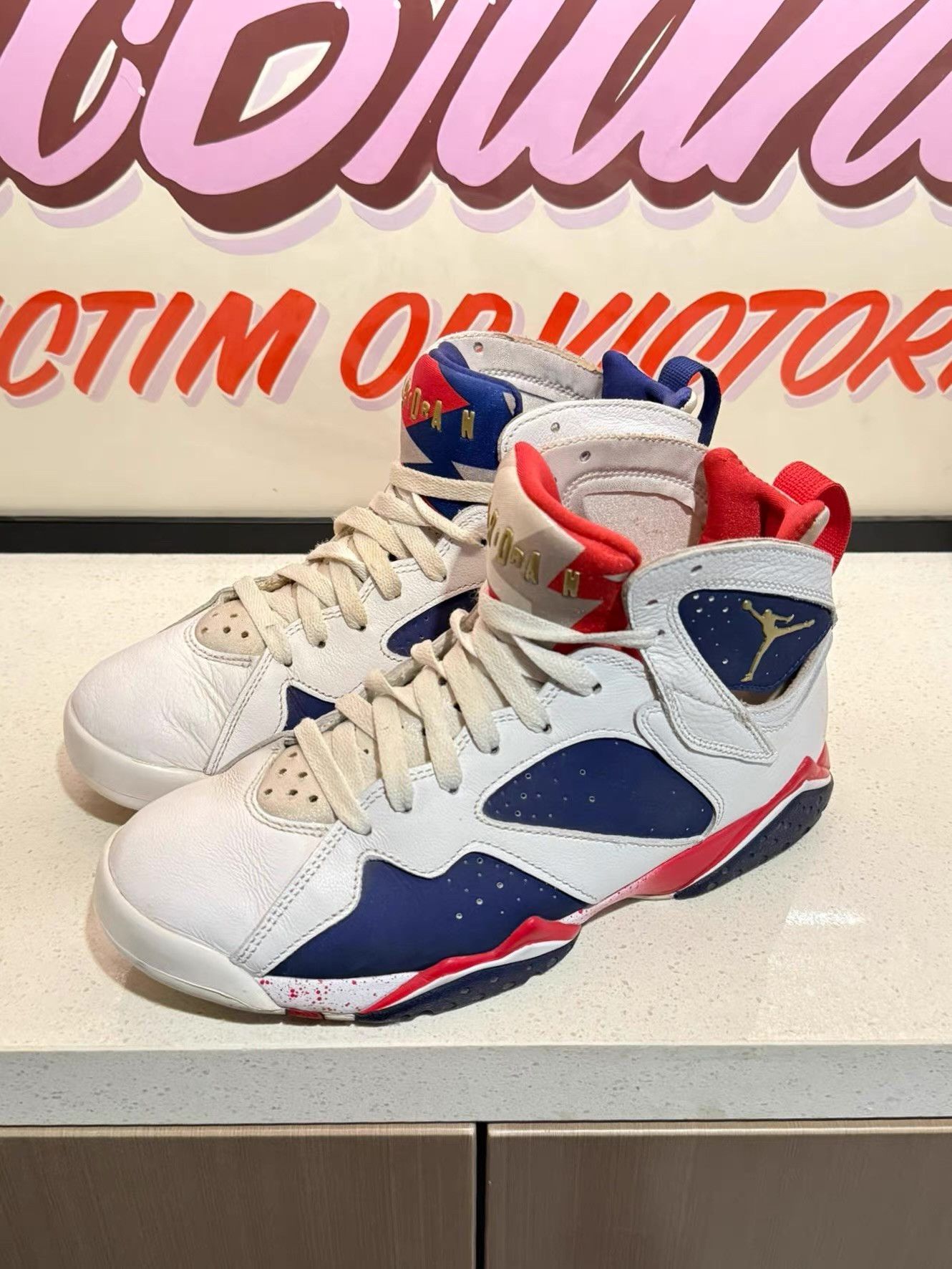 Nike Jordan Air Jordan 7 Retro Tinker Alternate shoes。 Ｑ20 Size US 7.5 / EU 40-41 - 1 Thumbnail