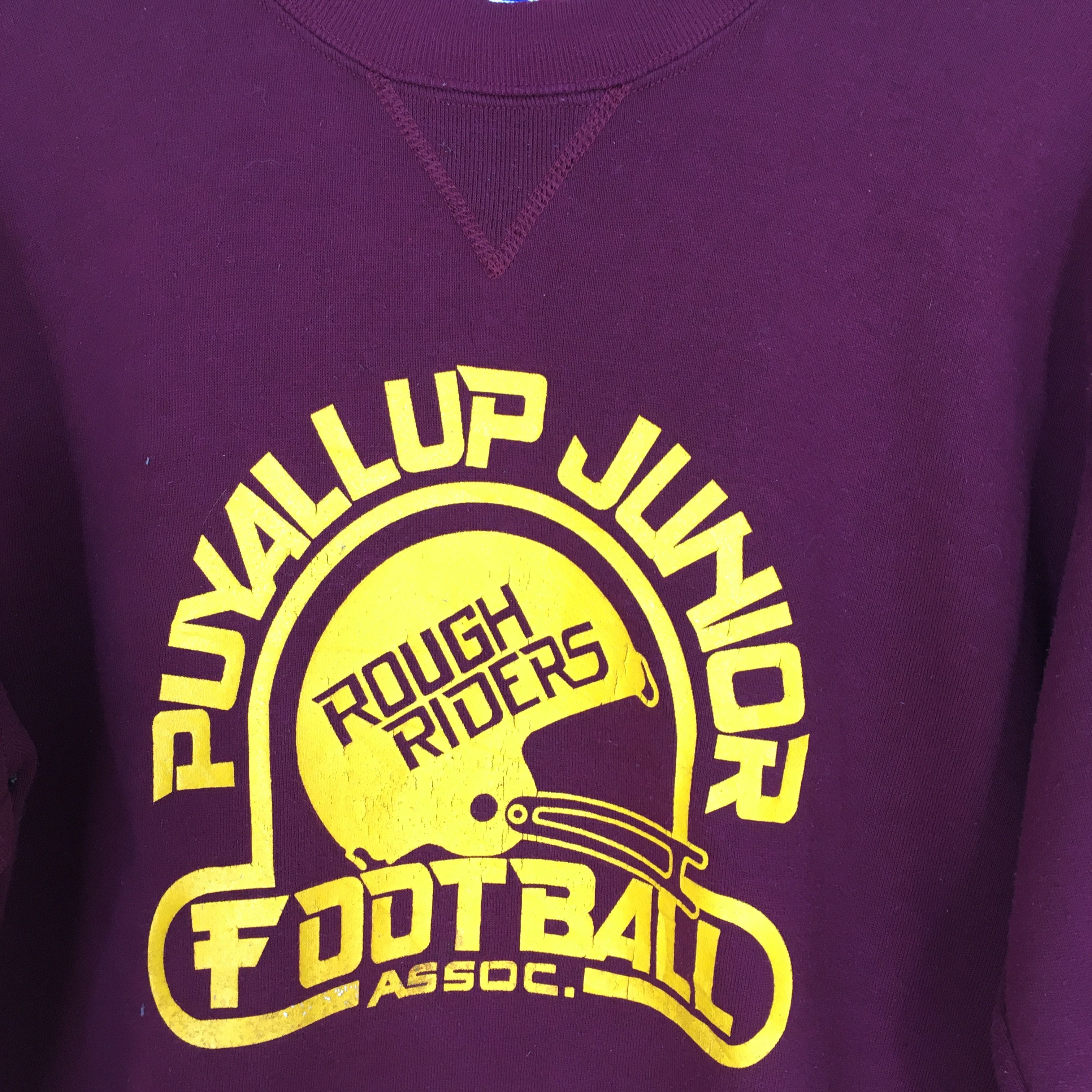 NFL × Vintage Vintage 90s Puyallup Junior Football Sweatshirt Medium Size US M / EU 48-50 / 2 - 3 Thumbnail