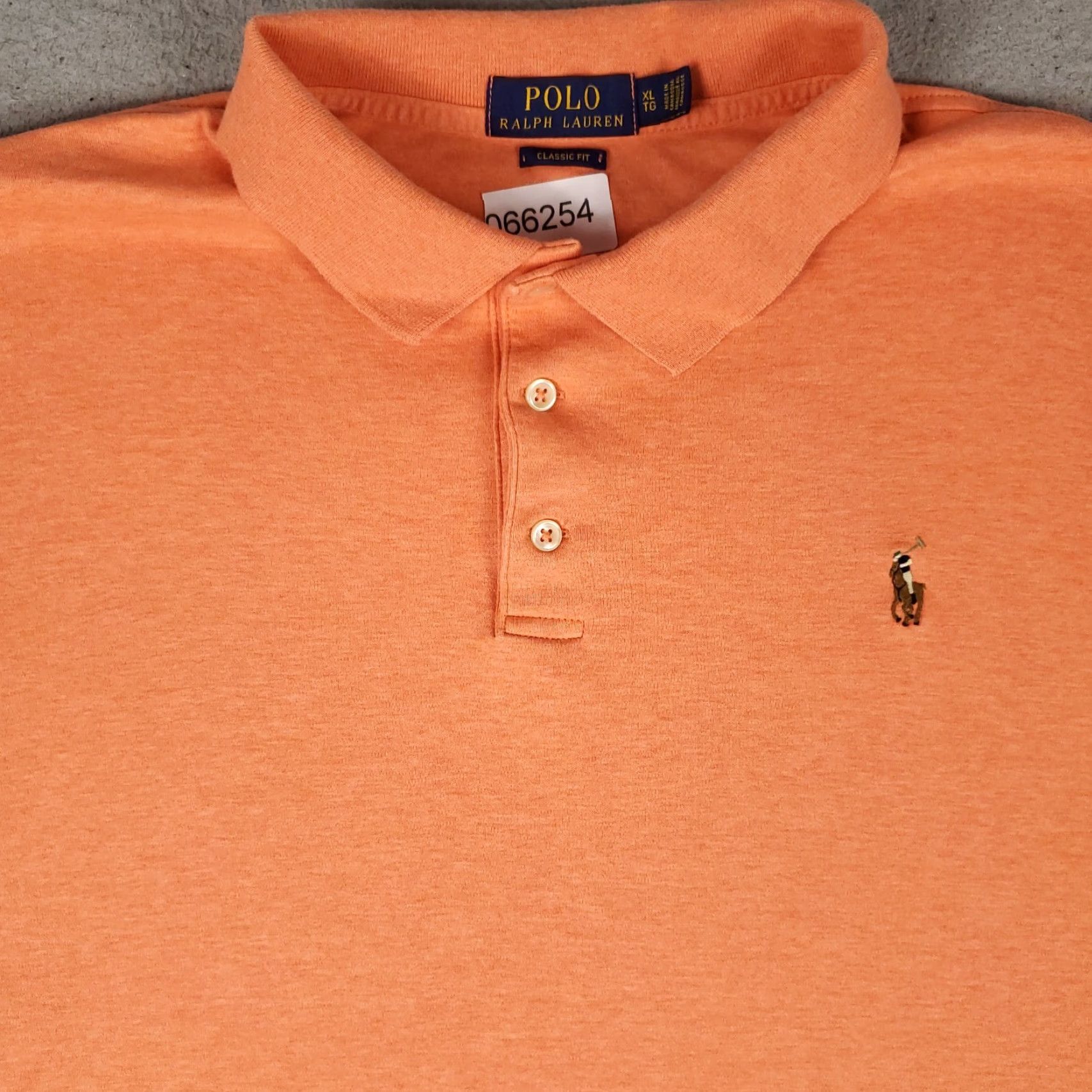 Ralph Lauren Ralph Lauren Polo Shirt Mens XL Orange Short Sleeve Classic Fit Pony Casual Size US XL / EU 56 / 4 - 2 Thumbnail