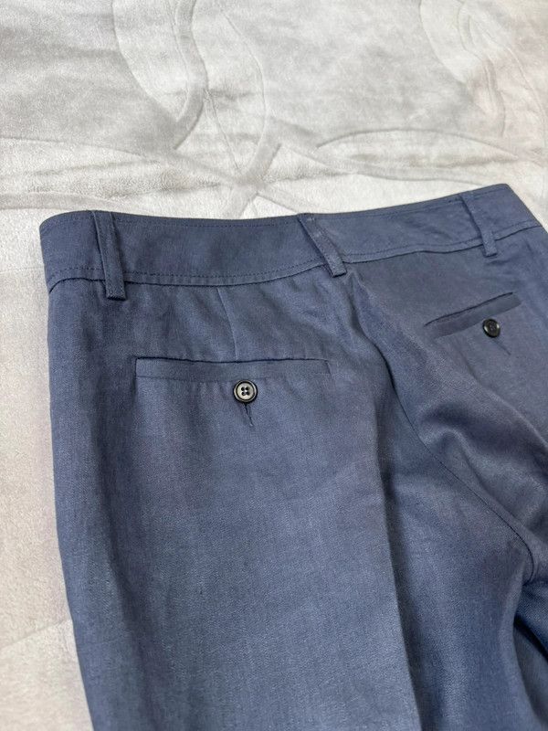 Aspesi Aspesi suit trousers pants 100% Linen navy size 44 Size 30" / US 8 / IT 44 - 5 Thumbnail