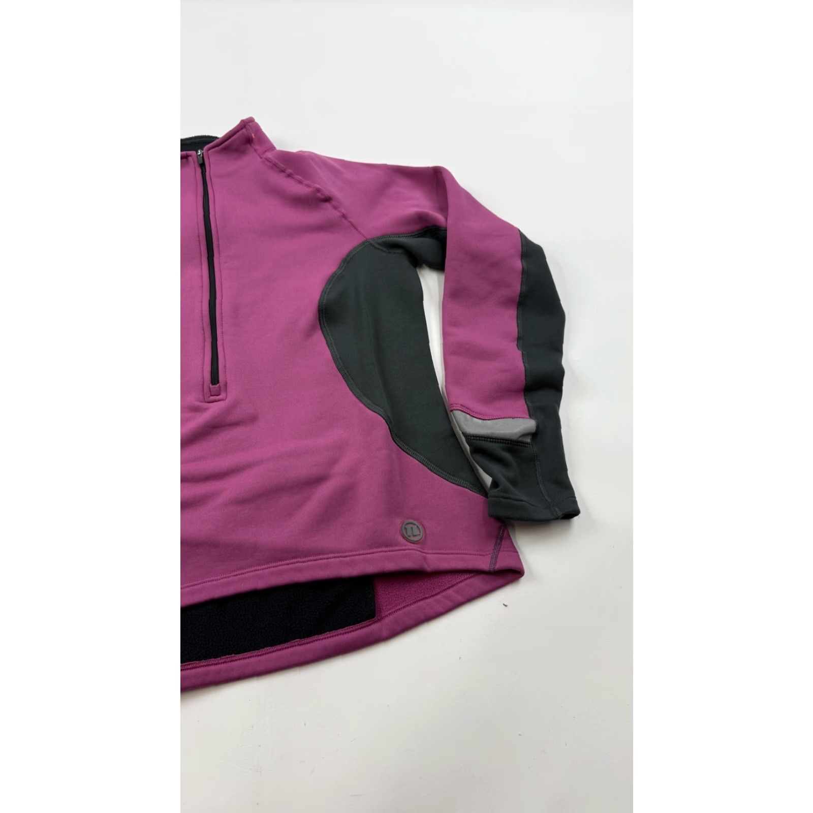 Vintage Novara Pullover Womens M Purple Quarter Zip Cycling Thermal Fleece Jersey Size M / US 6-8 / IT 42-44 - 2 Thumbnail