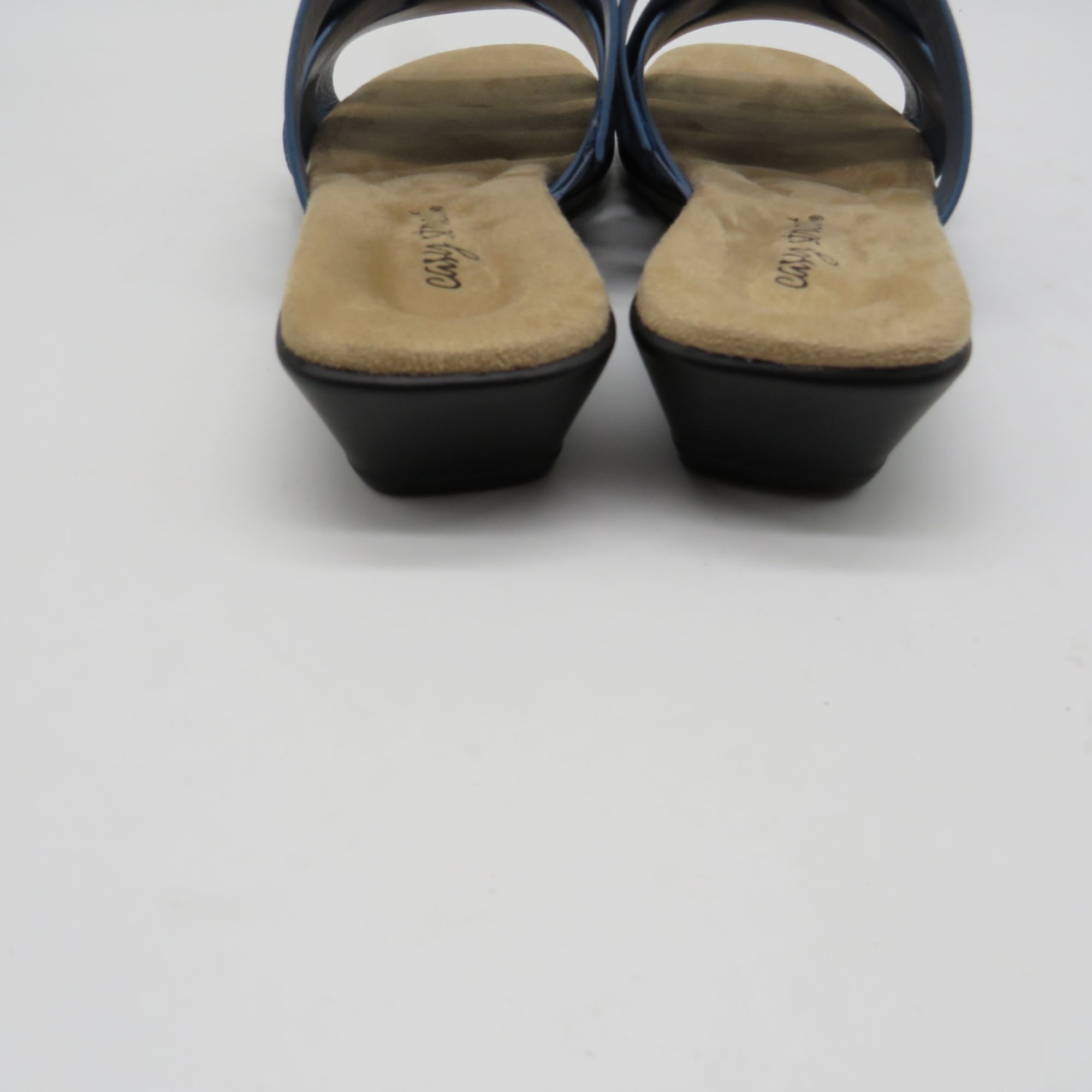 Other Easy Street Womens Lakeport Denim Slide Sandals Comfort Fit Size US 6 / IT 36 - 6 Thumbnail