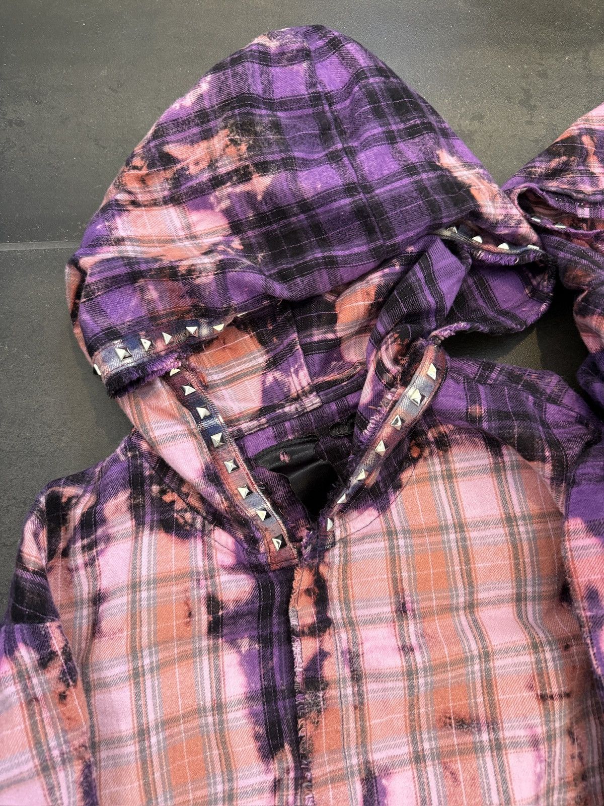 Vlone Vlone 18 Bleached Studded Flannel Size US L / EU 52-54 / 3 - 2 Thumbnail