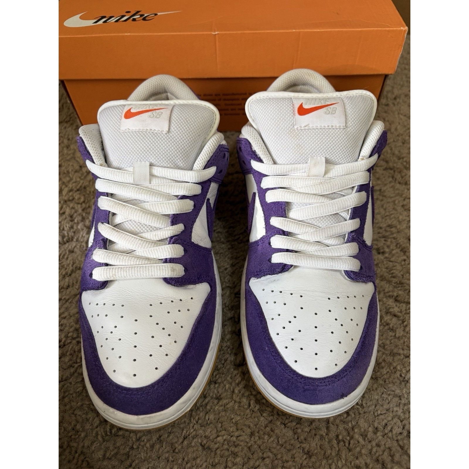 Nike Size 9.5 - Nike SB Dunk Low Pro ISO Court Purple DV5464-500 Size US 9.5 / EU 42-43 - 4 Thumbnail