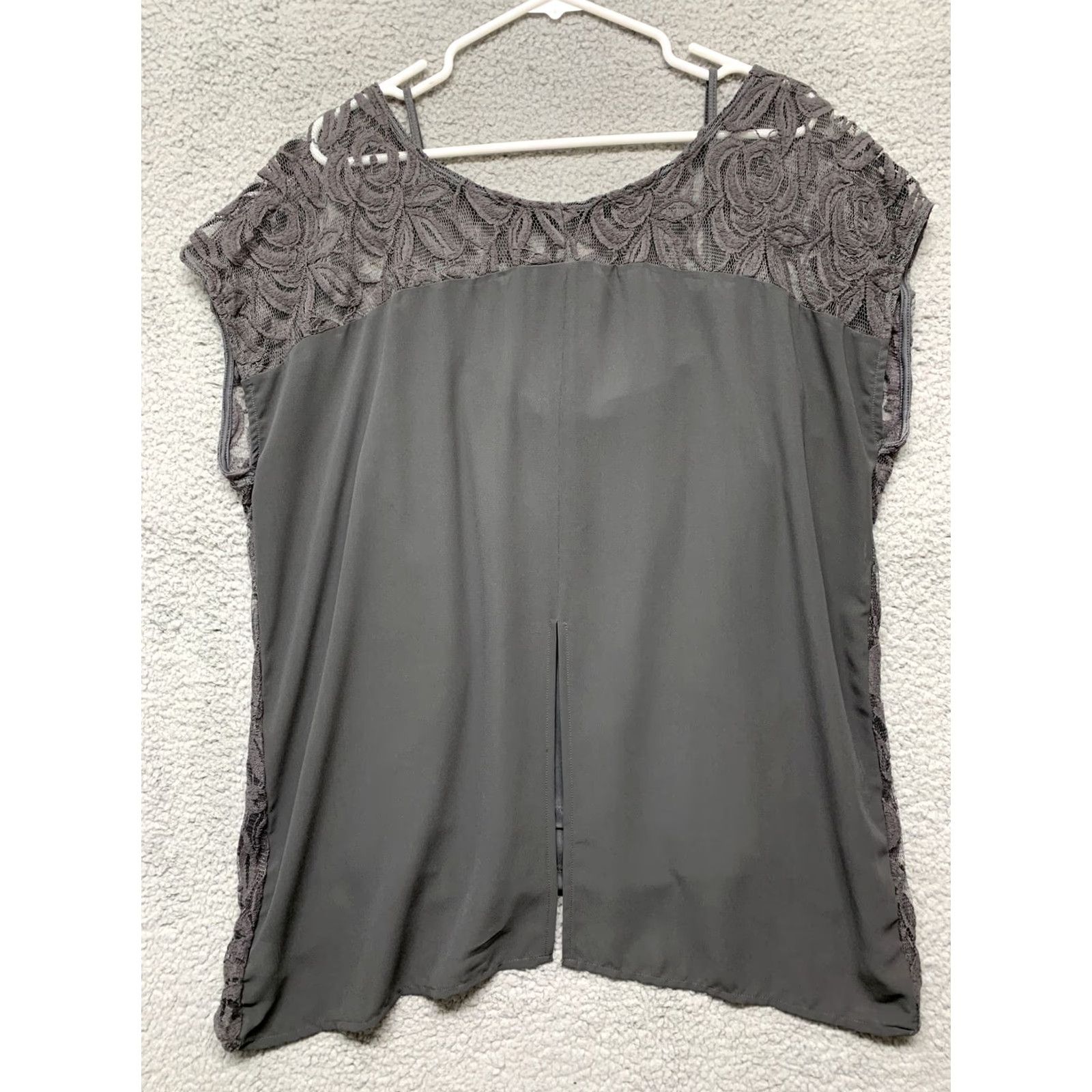Apt. 9 APT 9 Womens 2 Piece Gray Tunic with Tank Top XL Extra Large Size XL / US 12-14 / IT 48-50 - 4 Thumbnail