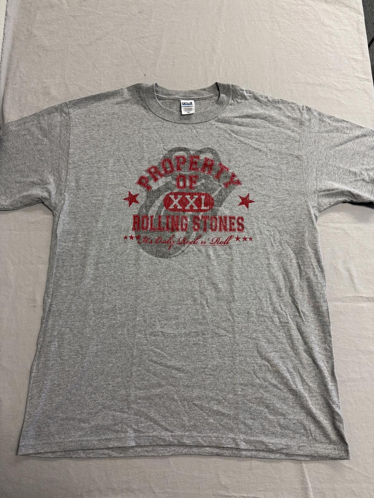 Anvil VTG Propery of Rolling Stones T-shirt It's Only Rock Roll XL Size US XL / EU 56 / 4 - 1 Thumbnail