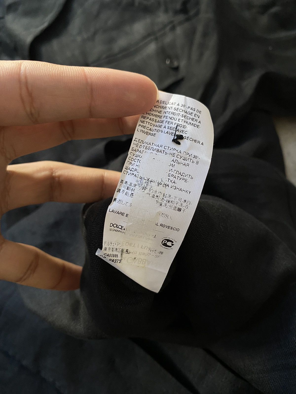 Dolce & Gabbana Dolce & Gabbana Linen Shirt Size US XL / EU 56 / 4 - 6 Thumbnail