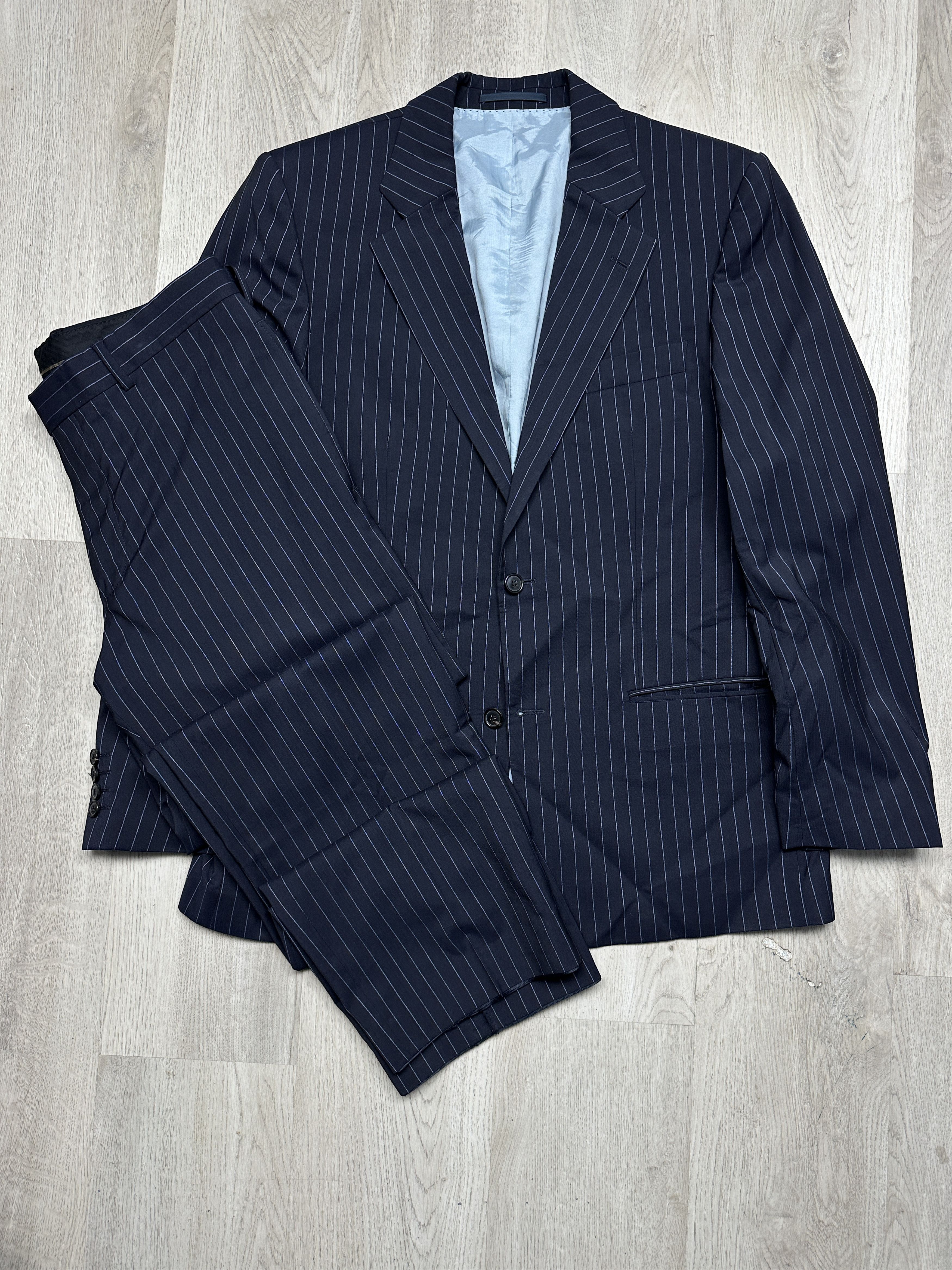 Hugo Boss Hugo Boss Vintage Mens Wool Suit 2 Buttons Blazer + Pants Size 40R - 1 Thumbnail