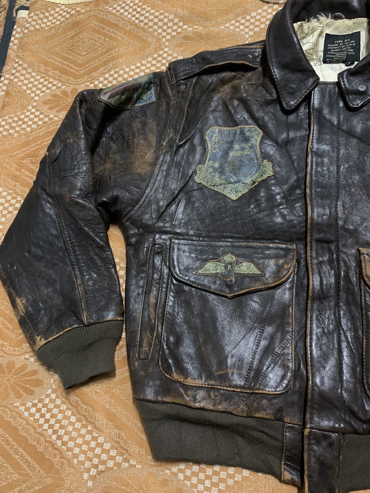 Avirex 1985 AVIREX TYPE A-1 TOP GUN STYLE LEATHER JACKET Size US S / EU 44-46 / 1 - 4 Thumbnail