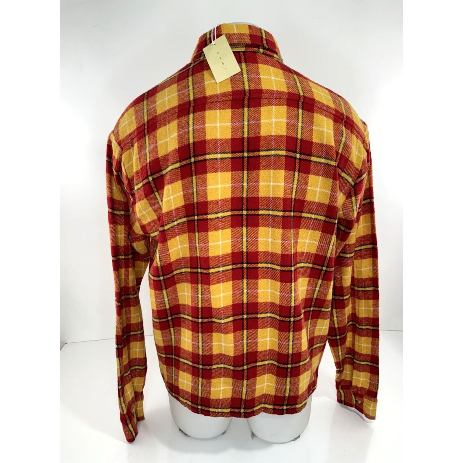 MNML MNML - Plaid Relaxed Cargo Mens M Flannel Shirt Size US M / EU 48-50 / 2 - 3 Thumbnail