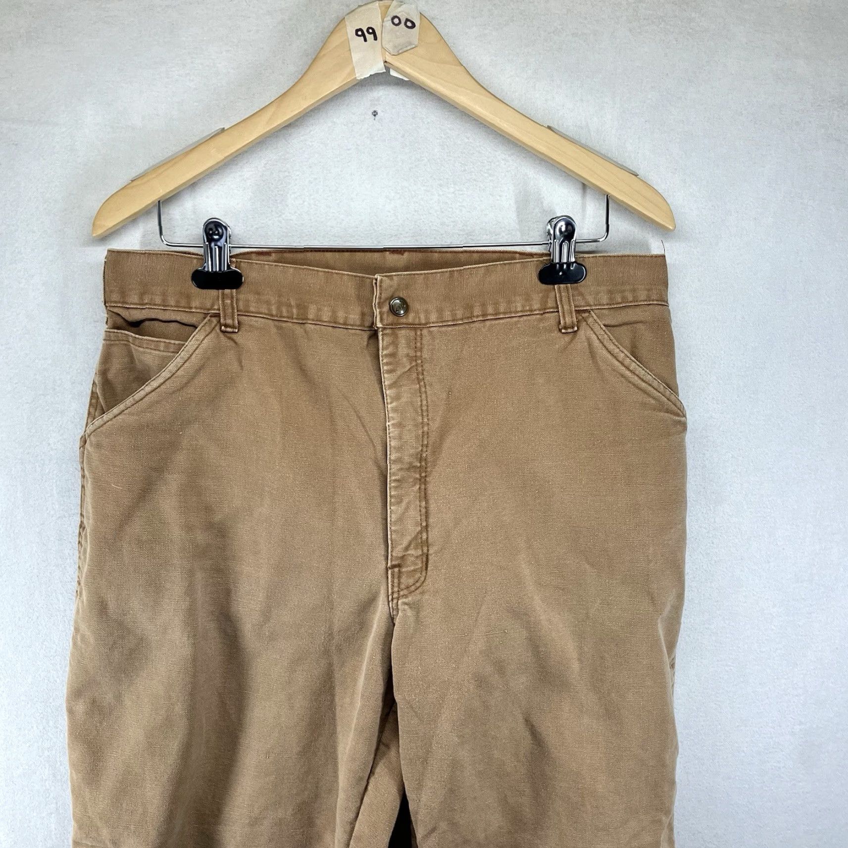 Walls VINTAGE Walls Blizzard Pruf Pants Mens 34x28 Canvas Insulated 3M Thinsulate Brown 5-Pocket Workwear Casual 80s Grunge USA Mens Size US 34 / EU 50 - 6 Thumbnail