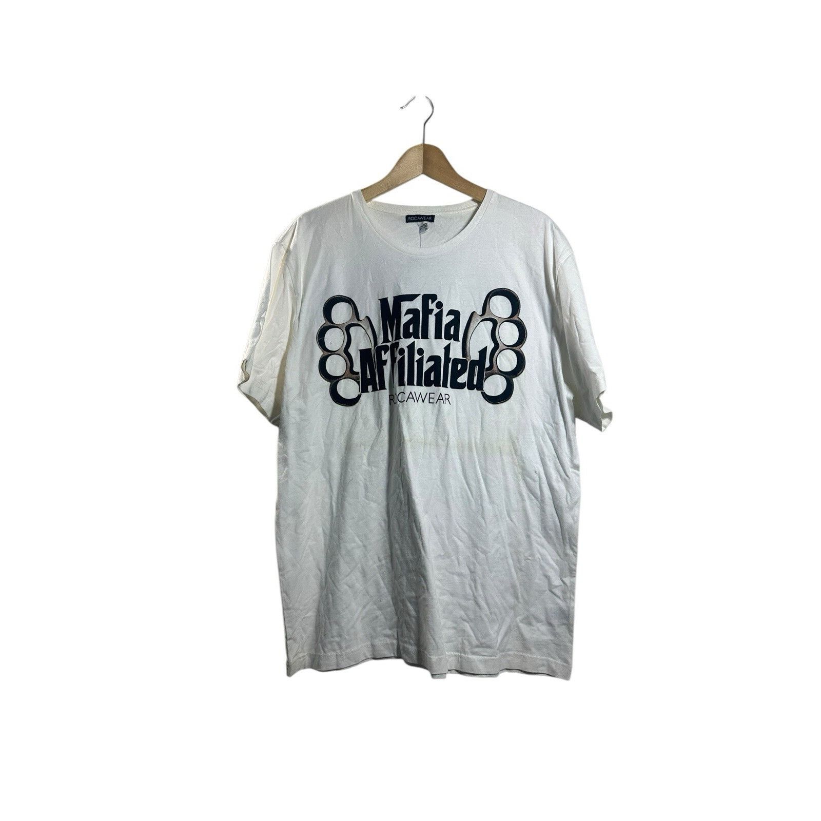 Rocawear Vintage Rocawear T-Shirt Hip Hop Y2K 90’s 2000’s Jay-Z 50 Ce Size US XXL / EU 58 / 5 - 1 Thumbnail