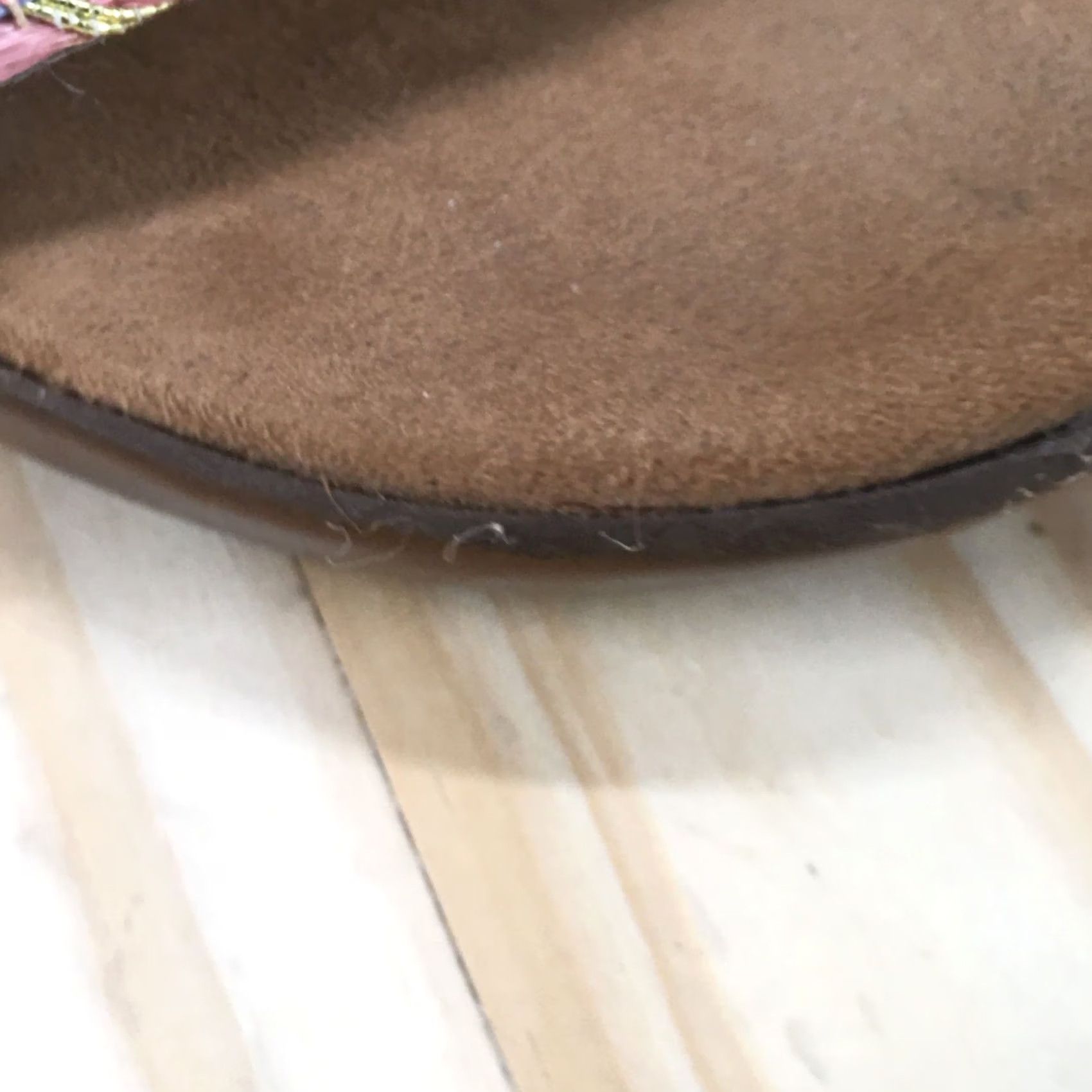 Vintage Aerosoles Say Yes Sandals Womens 7 Slip On Woven Slide Brown Size US 7 / IT 37 - 5 Thumbnail